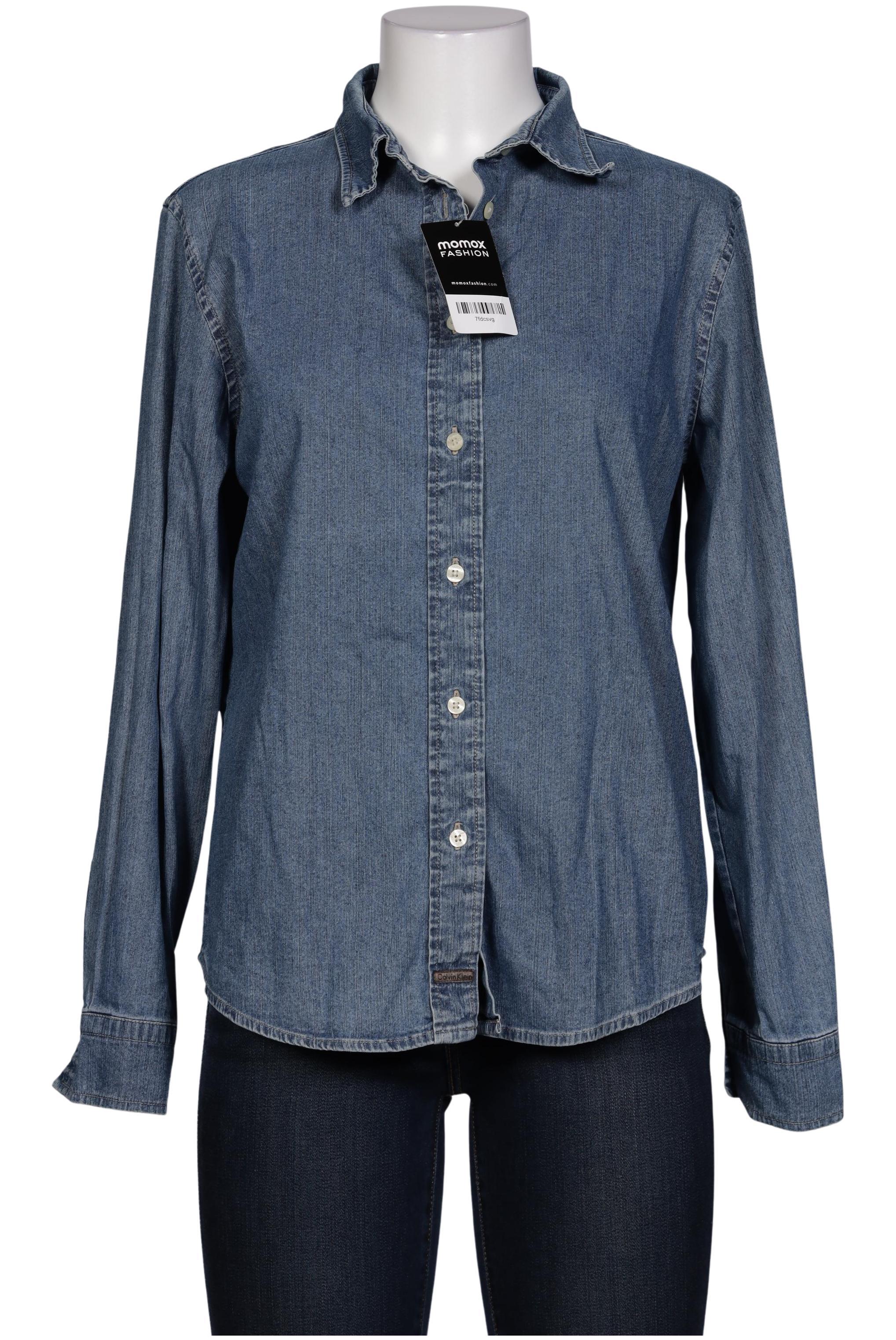 

Calvin Klein Jeans Damen Bluse, blau, Gr. 38
