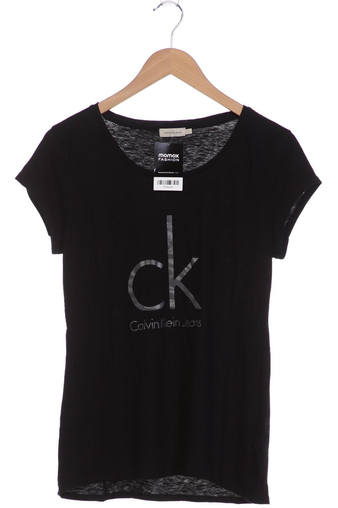 

Calvin Klein Jeans Damen T-Shirt, schwarz