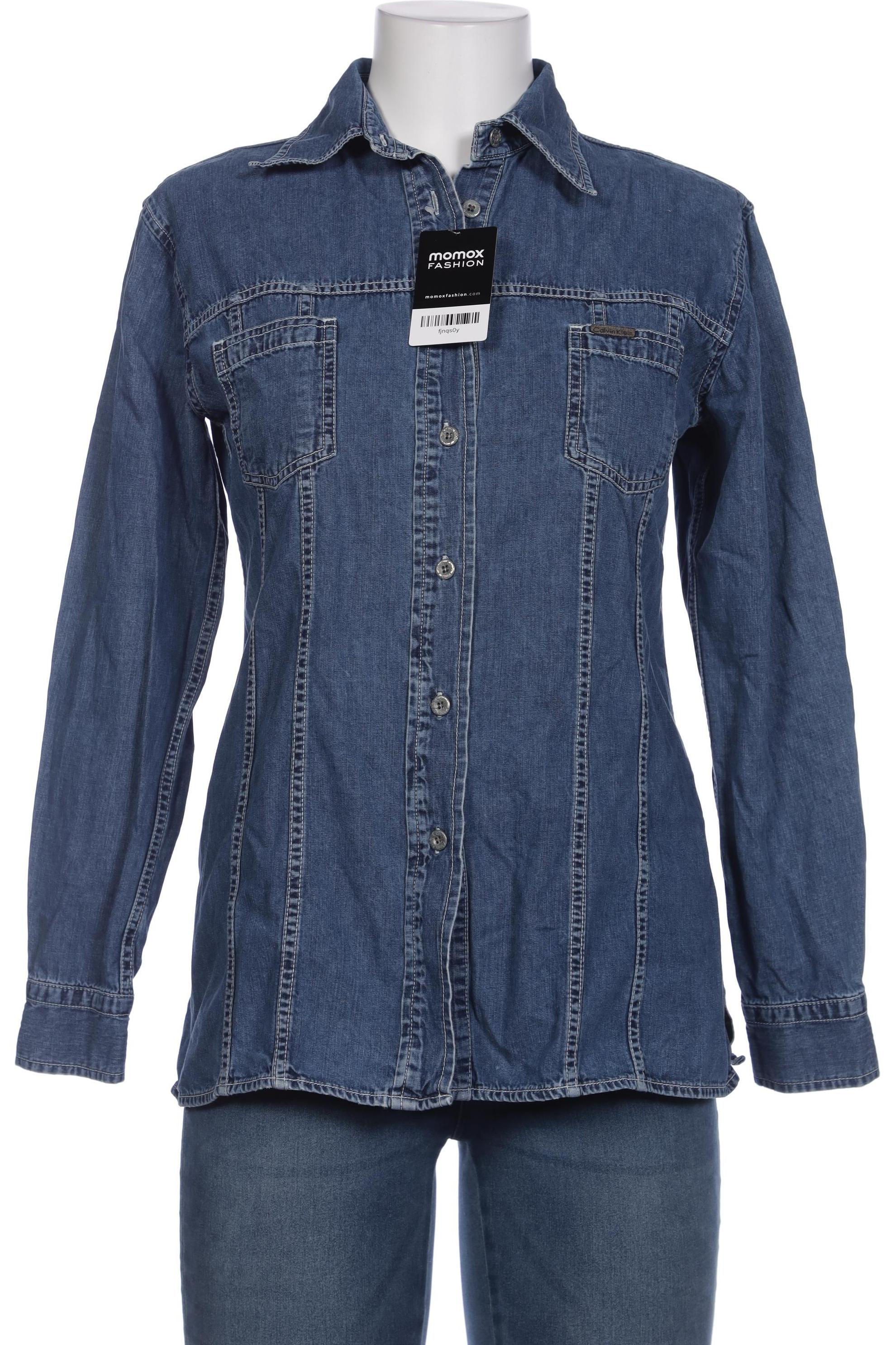 

Calvin Klein Jeans Damen Bluse, blau, Gr. 42