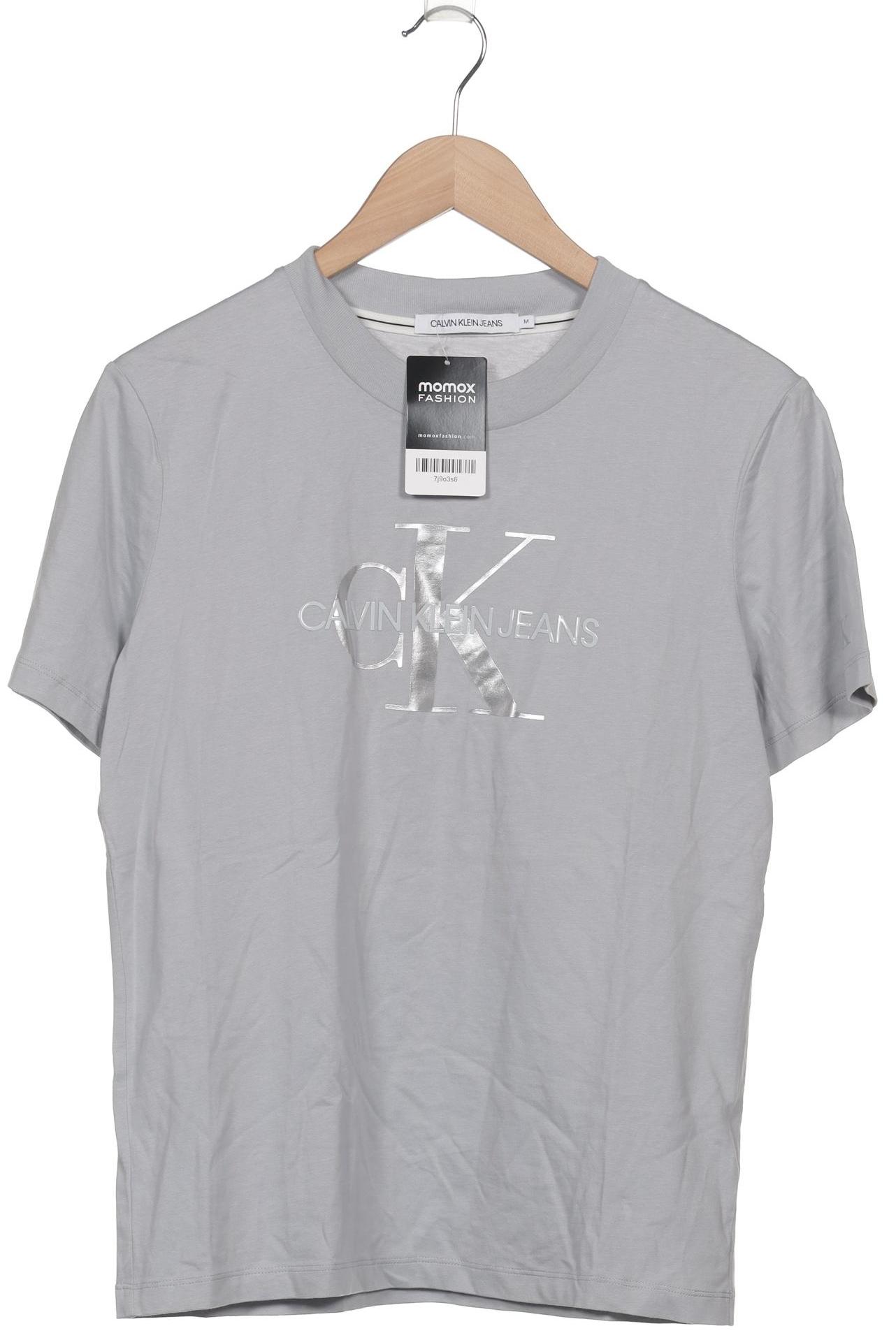 

Calvin Klein Jeans Damen T-Shirt, grau, Gr. 38
