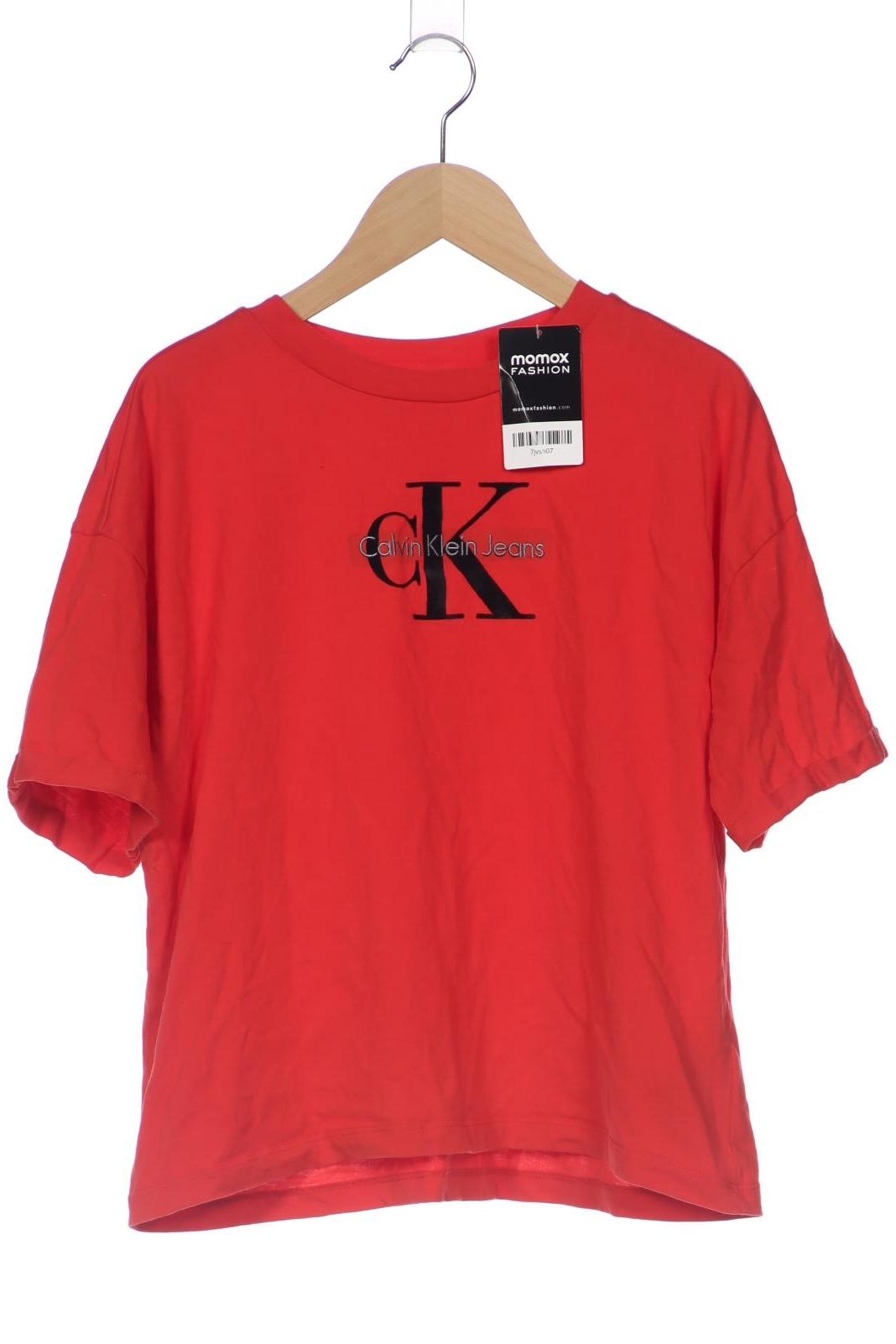 

Calvin Klein Jeans Damen T-Shirt, rot, Gr. 42