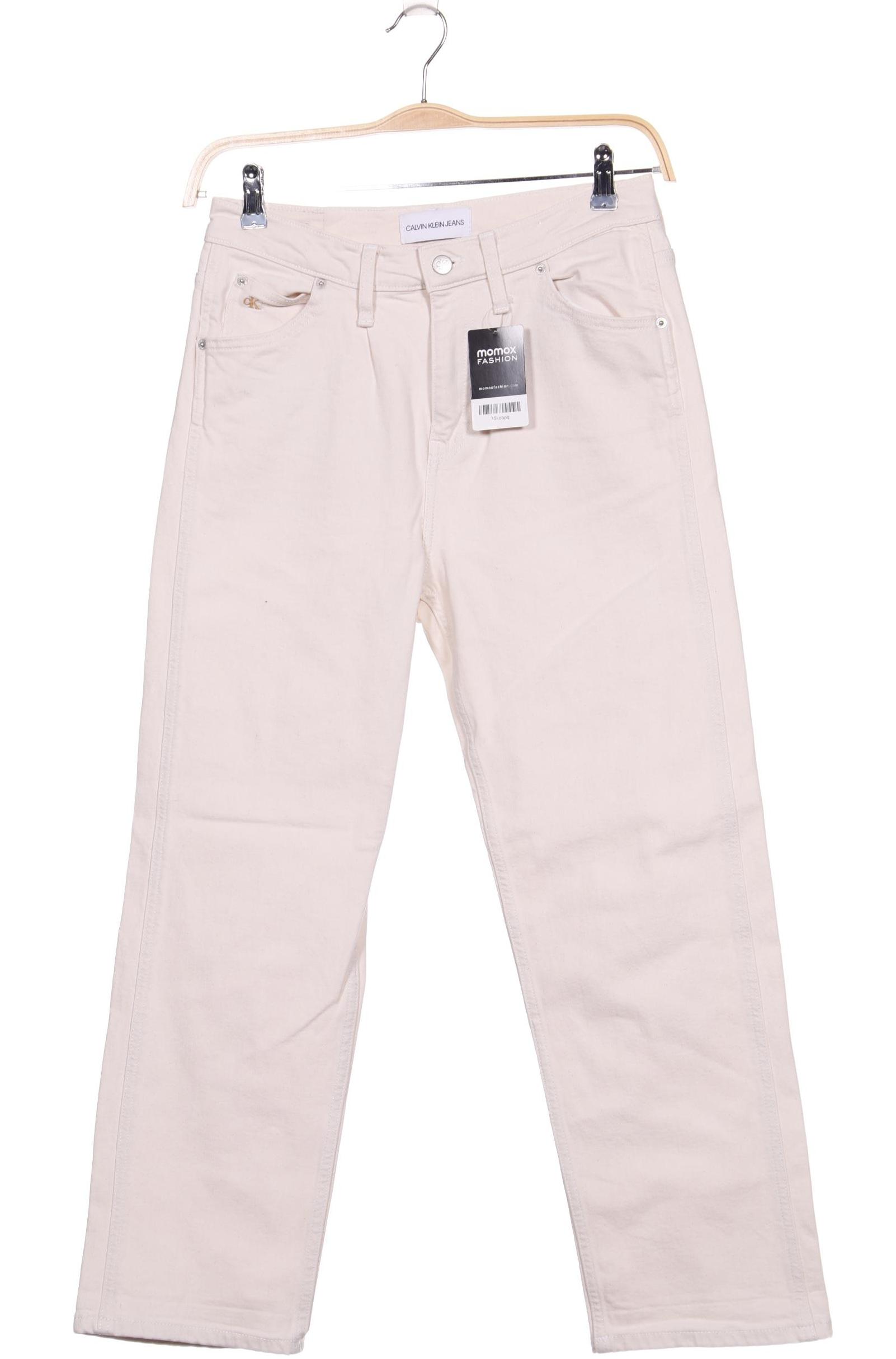

Calvin Klein Jeans Damen Jeans, cremeweiß, Gr. 40
