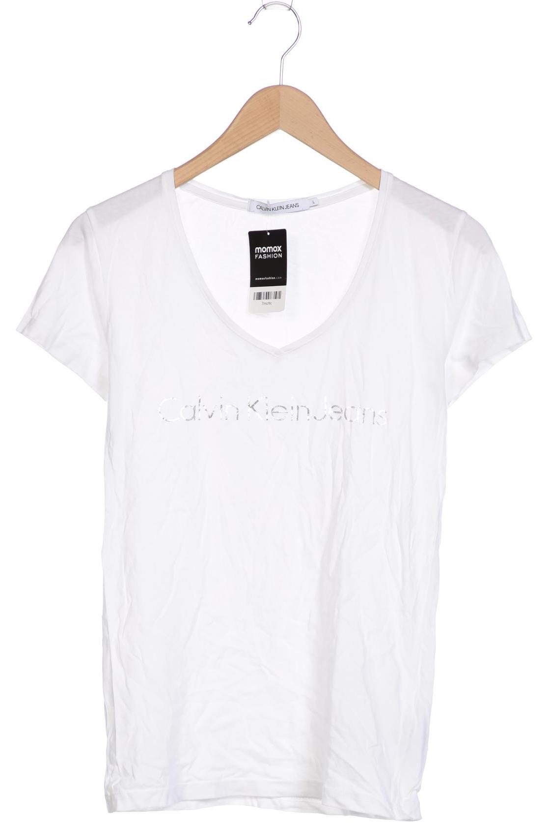 

Calvin Klein Jeans Damen T-Shirt, weiß