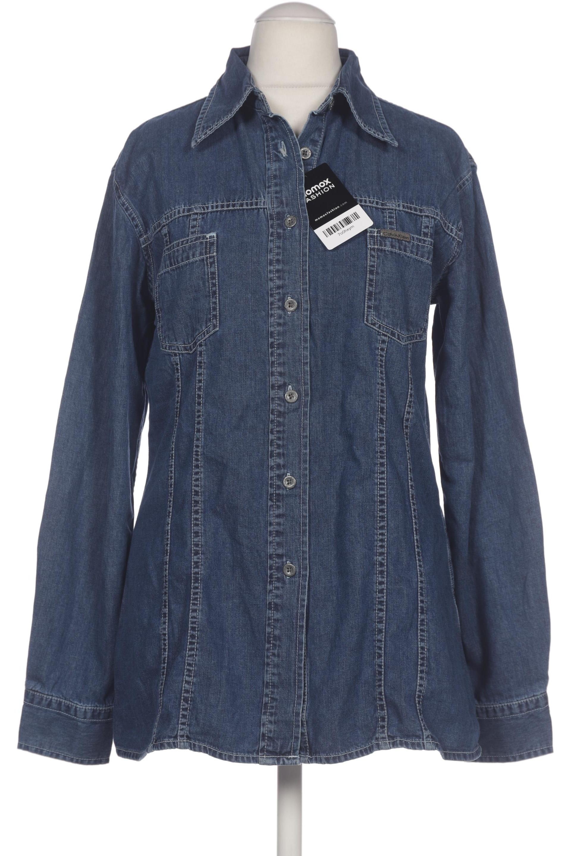 

Calvin Klein Jeans Damen Bluse, blau, Gr. 38