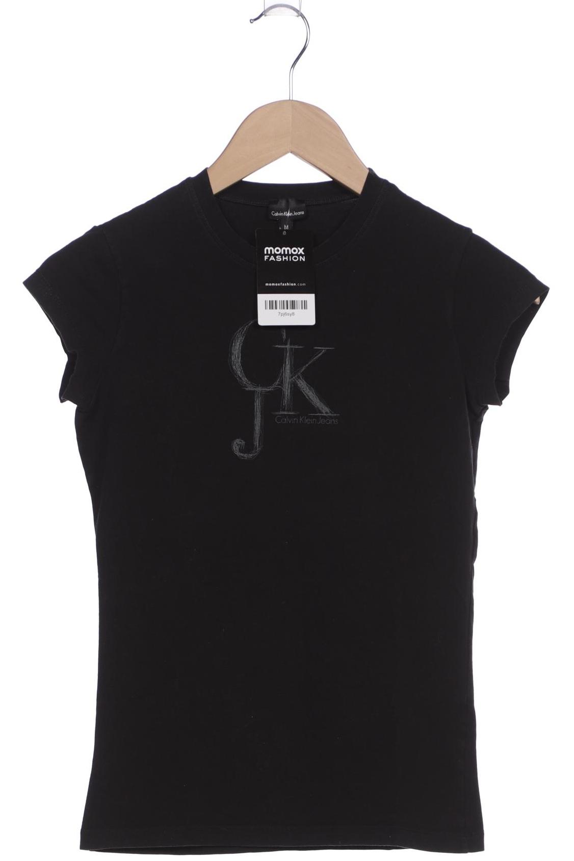 

Calvin Klein Jeans Damen T-Shirt, schwarz, Gr. 38
