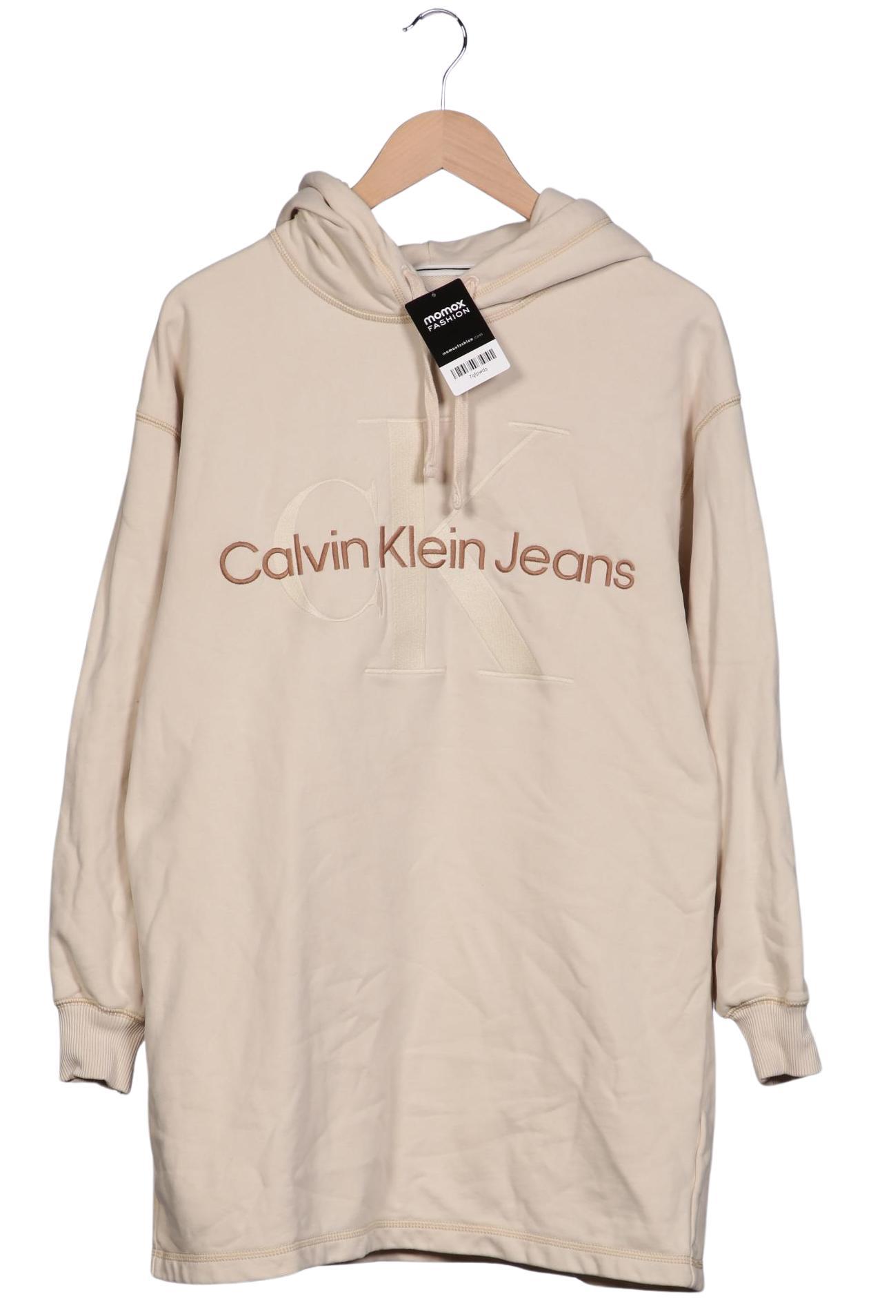 

Calvin Klein Jeans Damen Kapuzenpullover, beige, Gr. 36