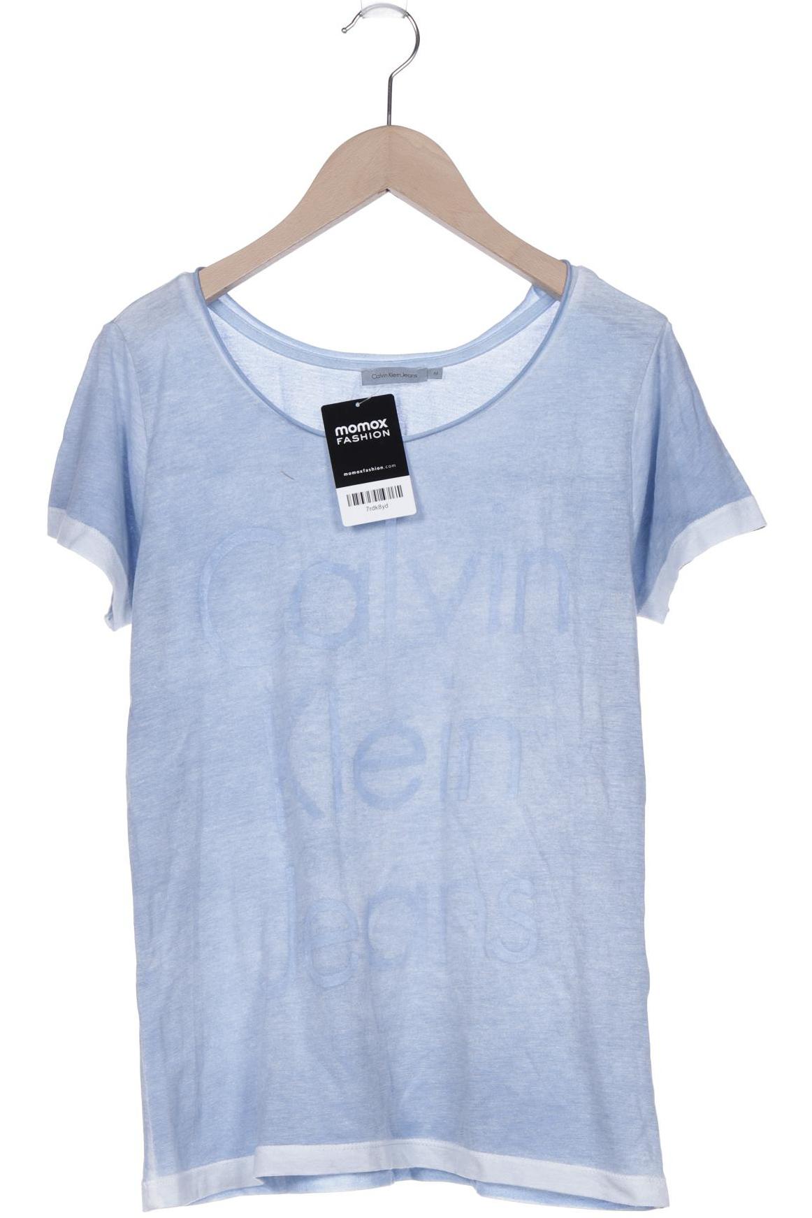 

Calvin Klein Jeans Damen T-Shirt, blau, Gr. 38