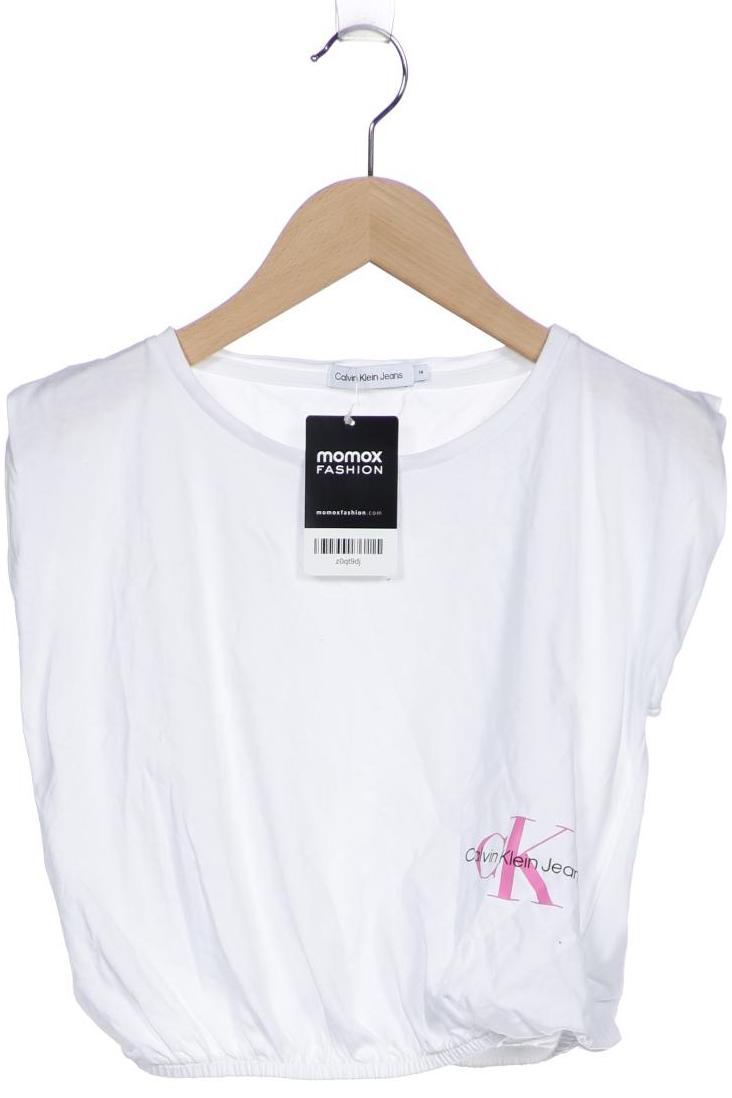 

Calvin Klein Jeans Mädchen Top, weiß