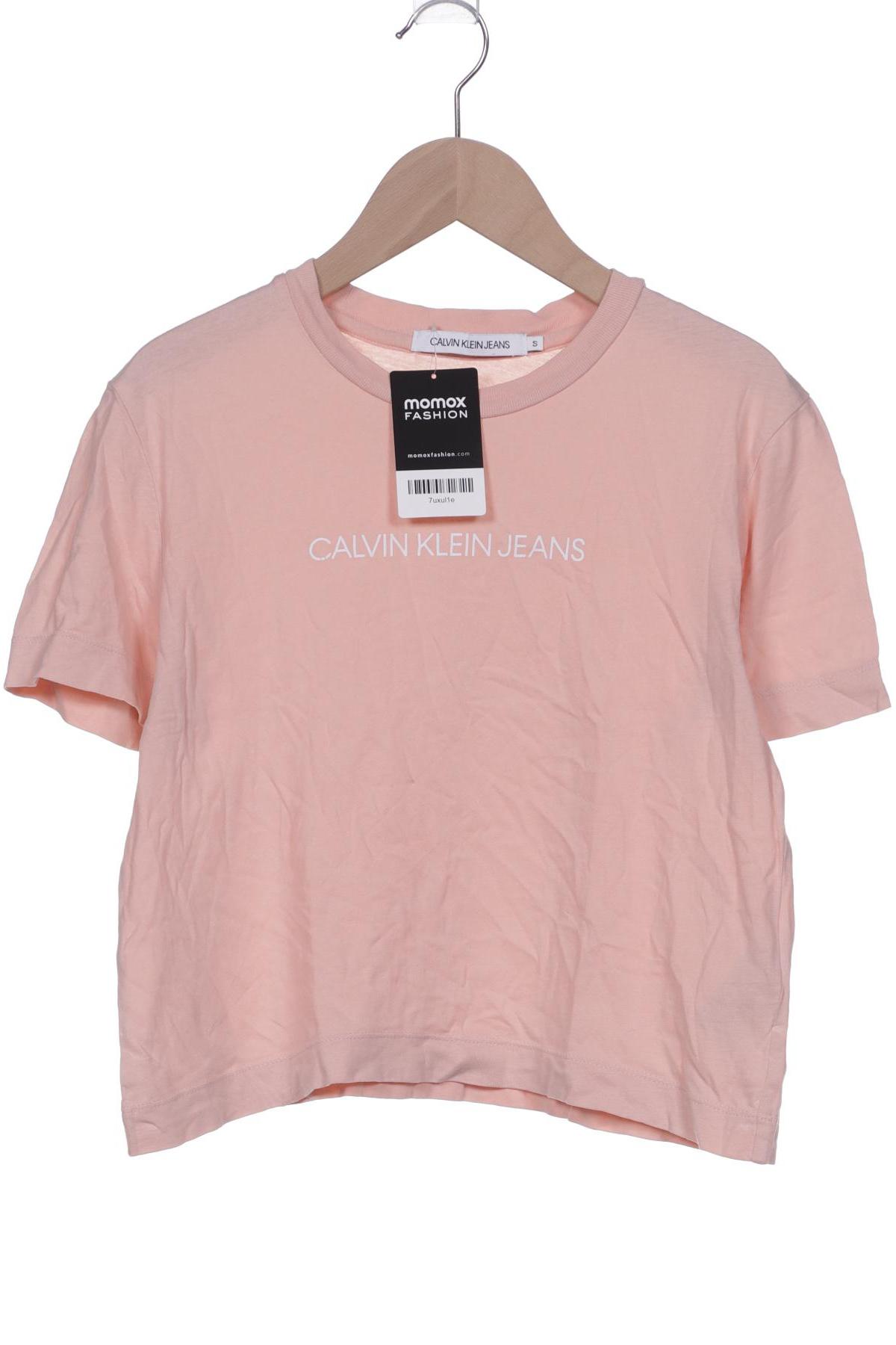 

Calvin Klein Jeans Damen T-Shirt, pink, Gr. 36