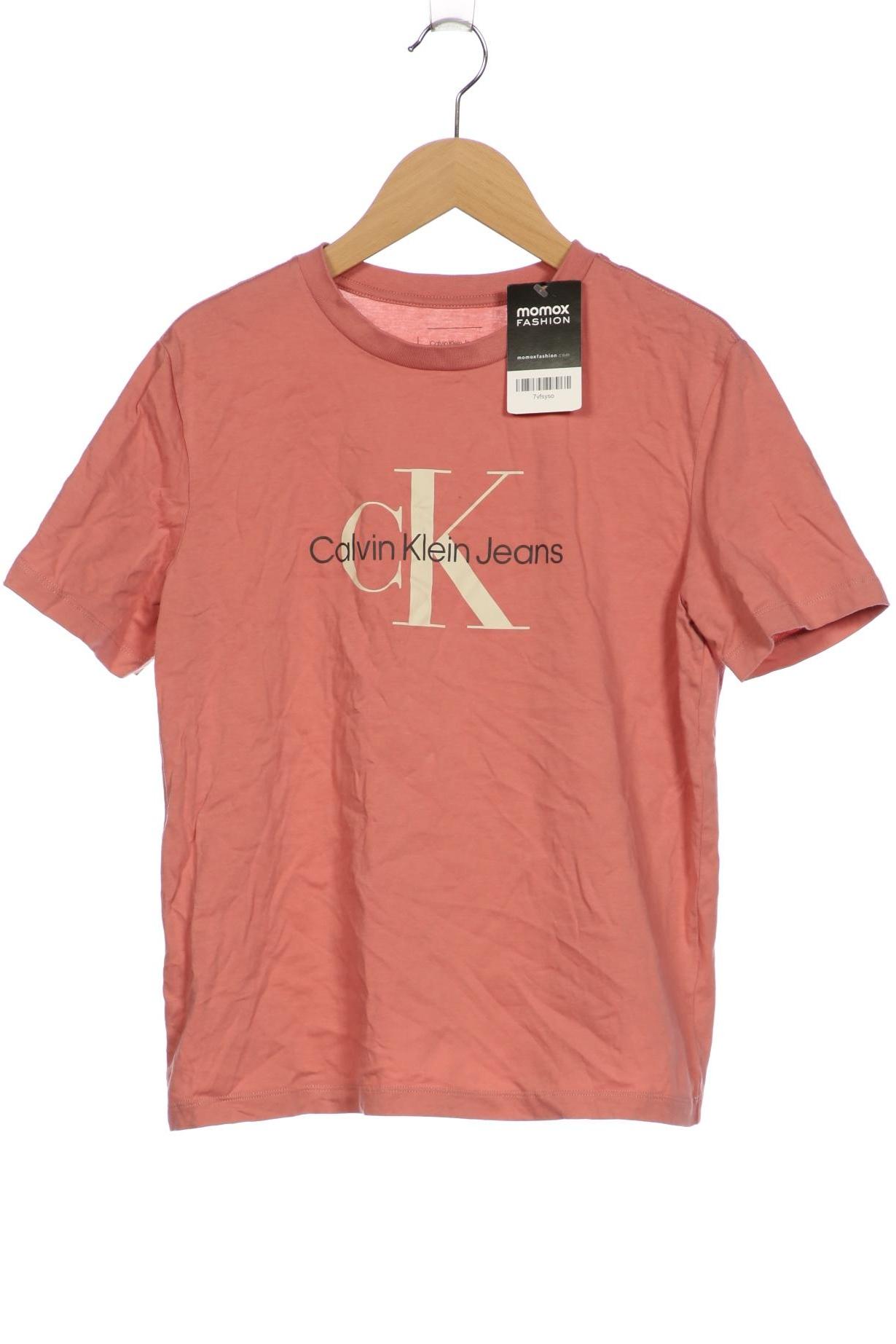 

Calvin Klein Jeans Damen T-Shirt, pink, Gr. 36