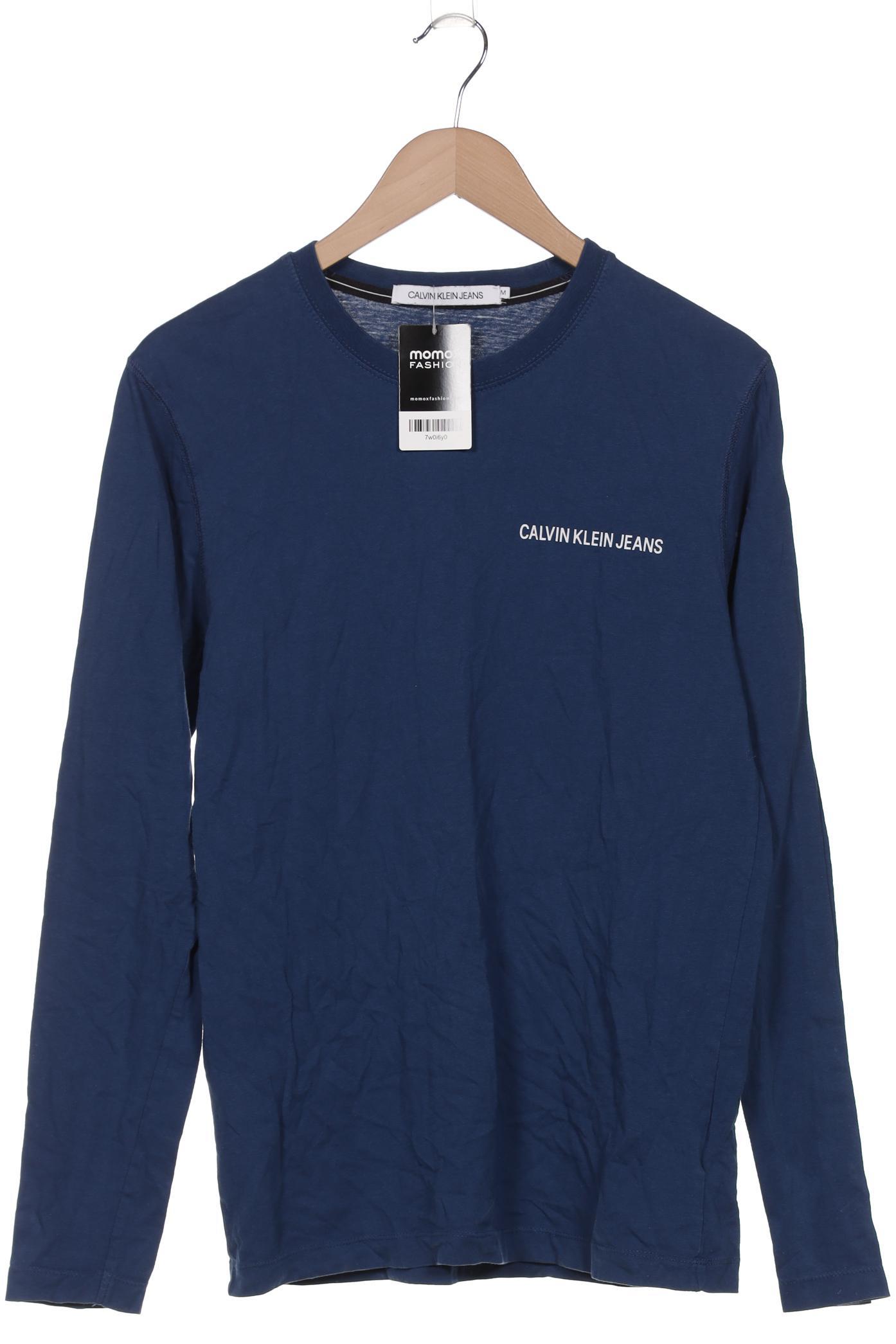 

Calvin Klein Jeans Herren Langarmshirt, blau, Gr. 48