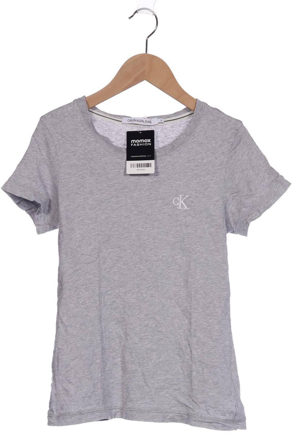 

Calvin Klein Jeans Damen T-Shirt, grau, Gr. 36