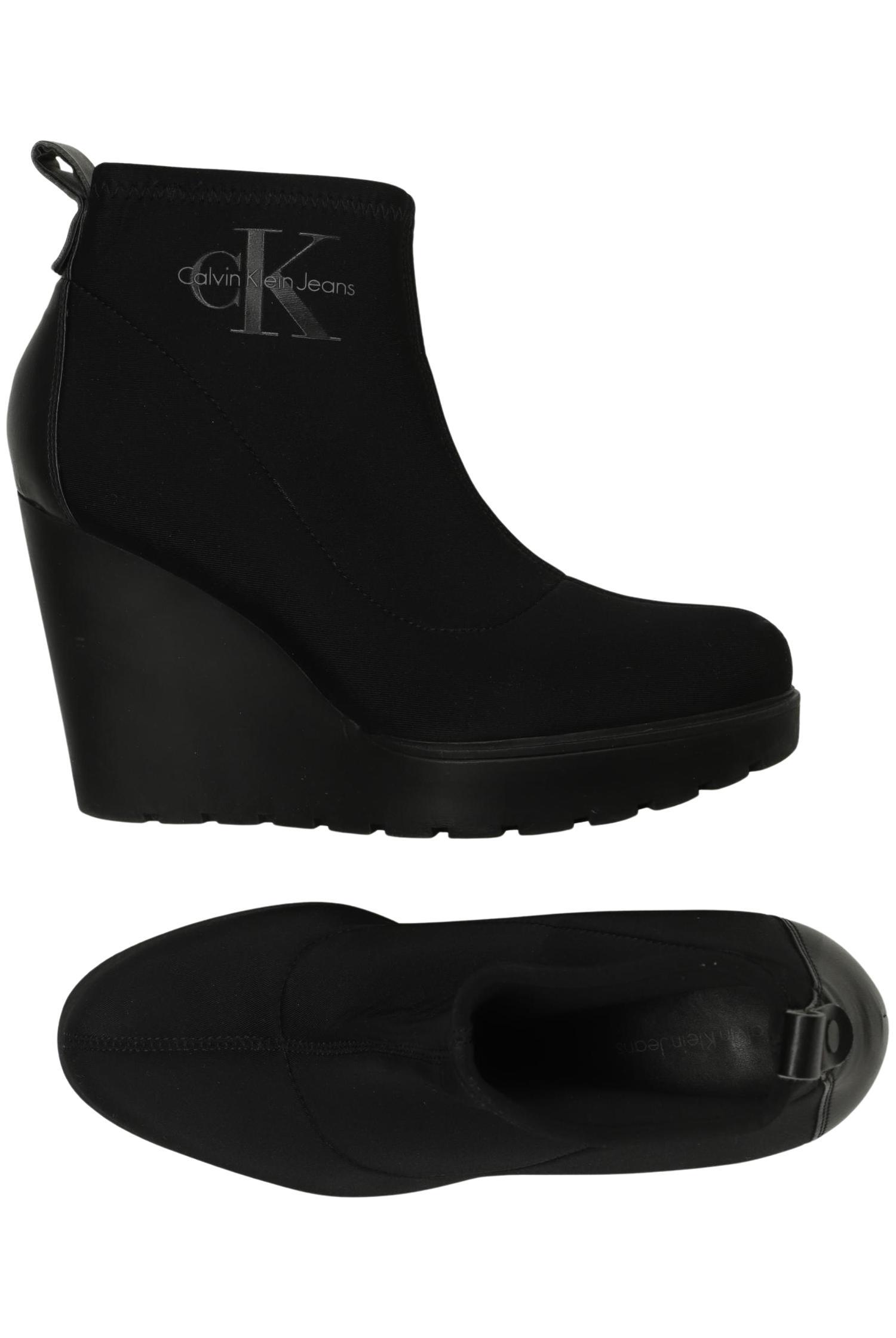 

Calvin Klein Jeans Damen Stiefelette, schwarz, Gr. 38