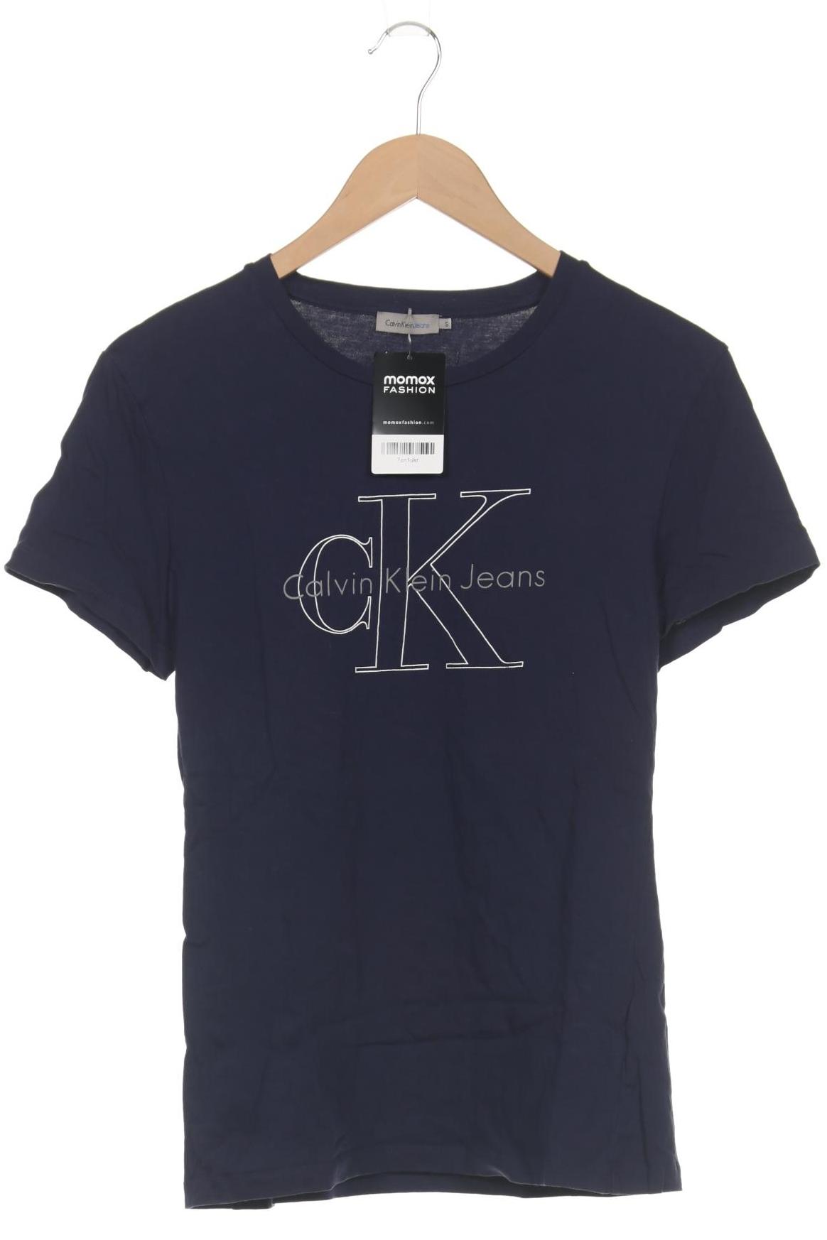 

Calvin Klein Jeans Damen T-Shirt, marineblau, Gr. 36