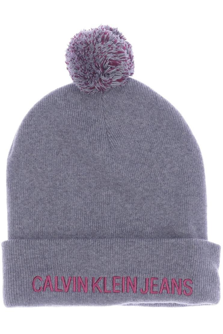 

Calvin Klein Jeans Damen Hut/Mütze, grau, Gr. uni
