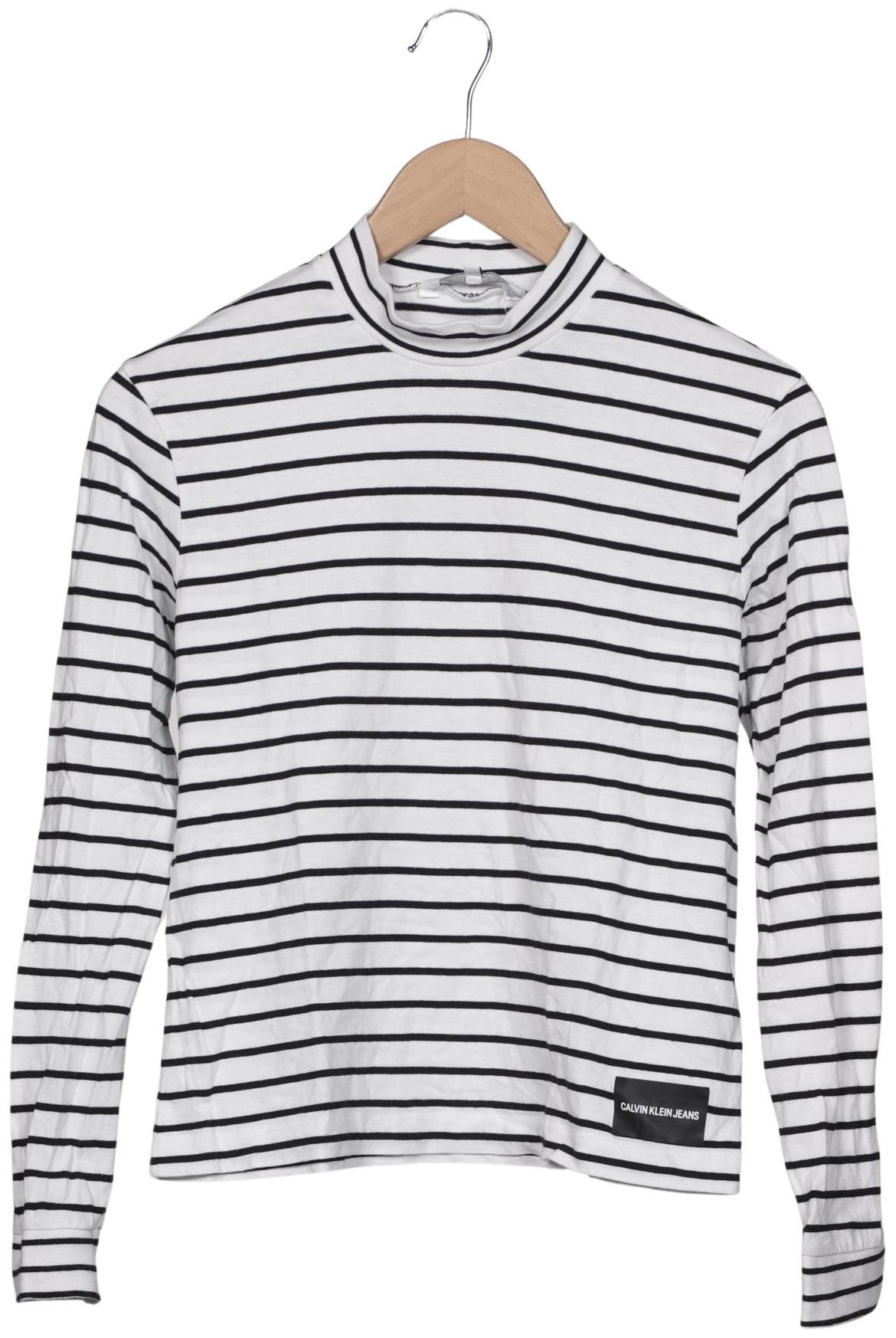 

Calvin Klein Jeans Damen Langarmshirt, mehrfarbig, Gr. 36