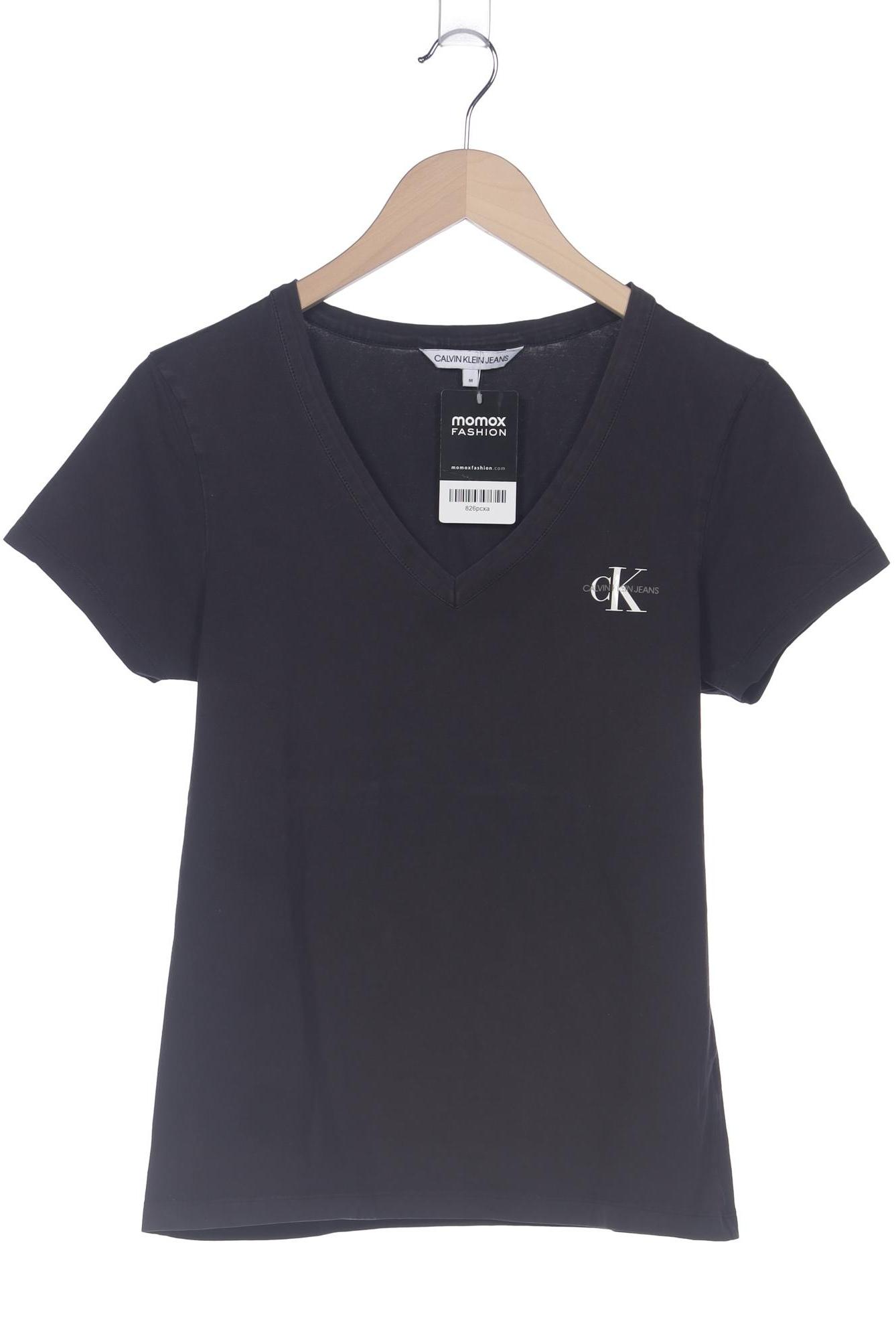 

Calvin Klein Jeans Damen T-Shirt, schwarz, Gr. 38