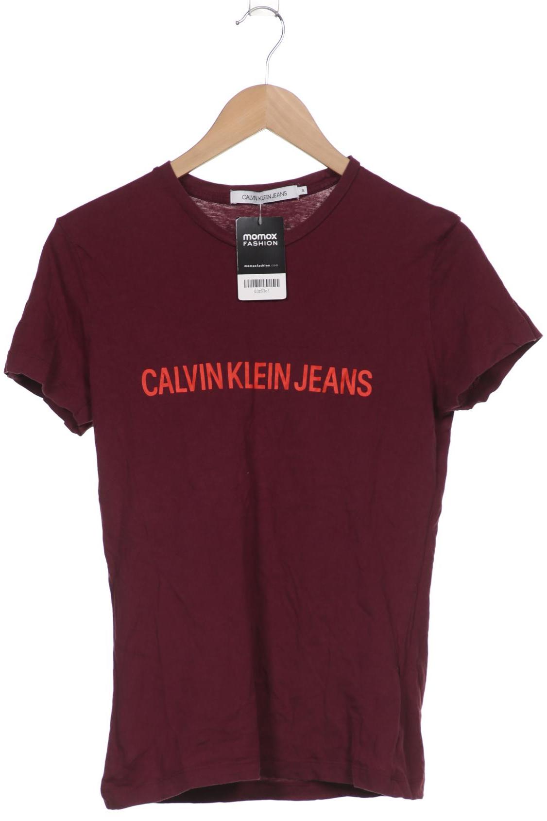 

Calvin Klein Jeans Damen T-Shirt, bordeaux, Gr. 36