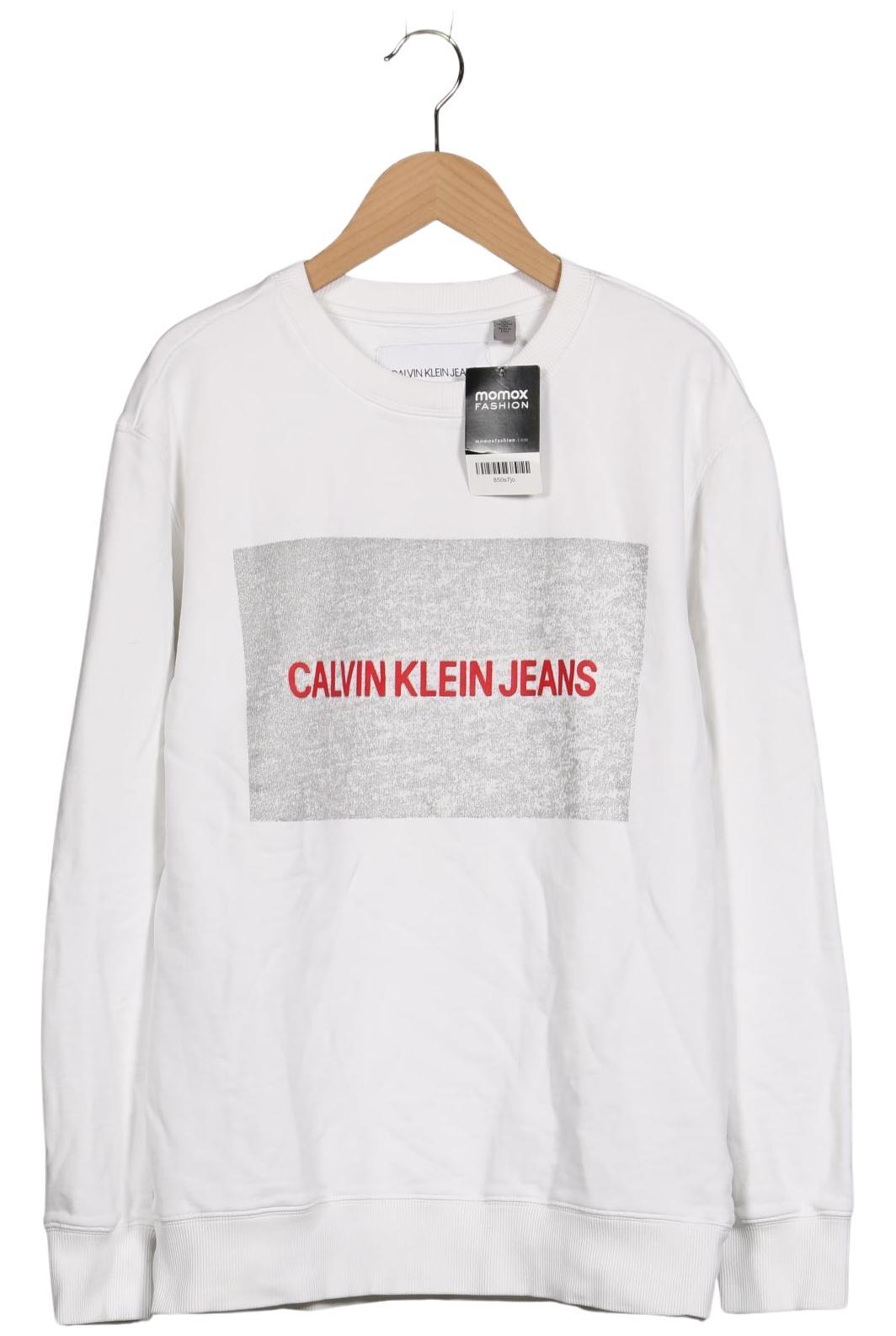 

Calvin Klein Jeans Herren Sweatshirt, weiß, Gr. 48