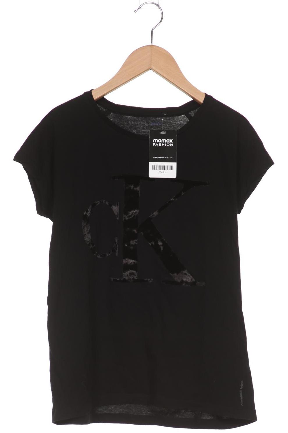 

Calvin Klein Jeans Damen T-Shirt, schwarz, Gr. 36