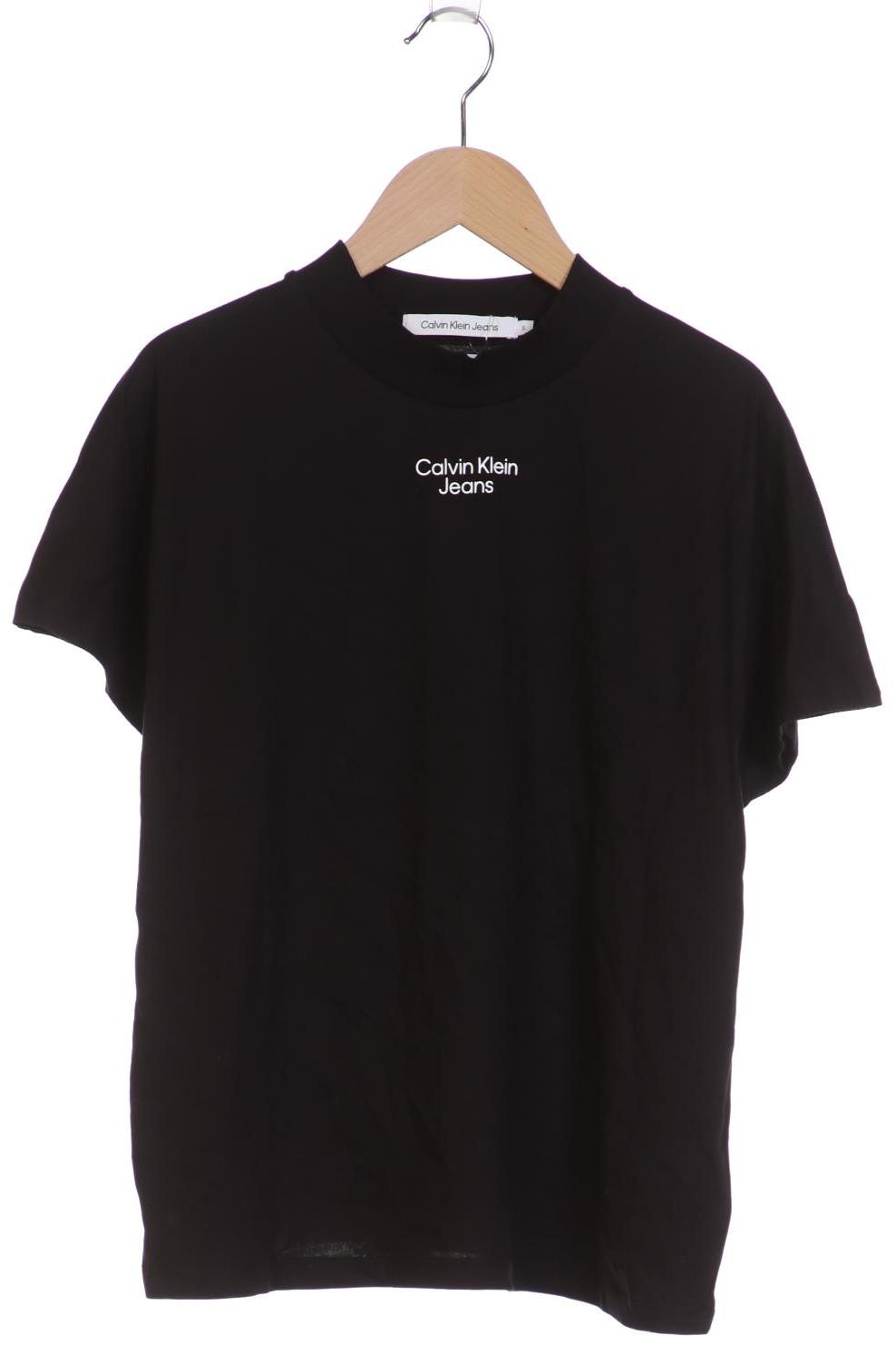 

Calvin Klein Jeans Damen T-Shirt, schwarz, Gr. 36