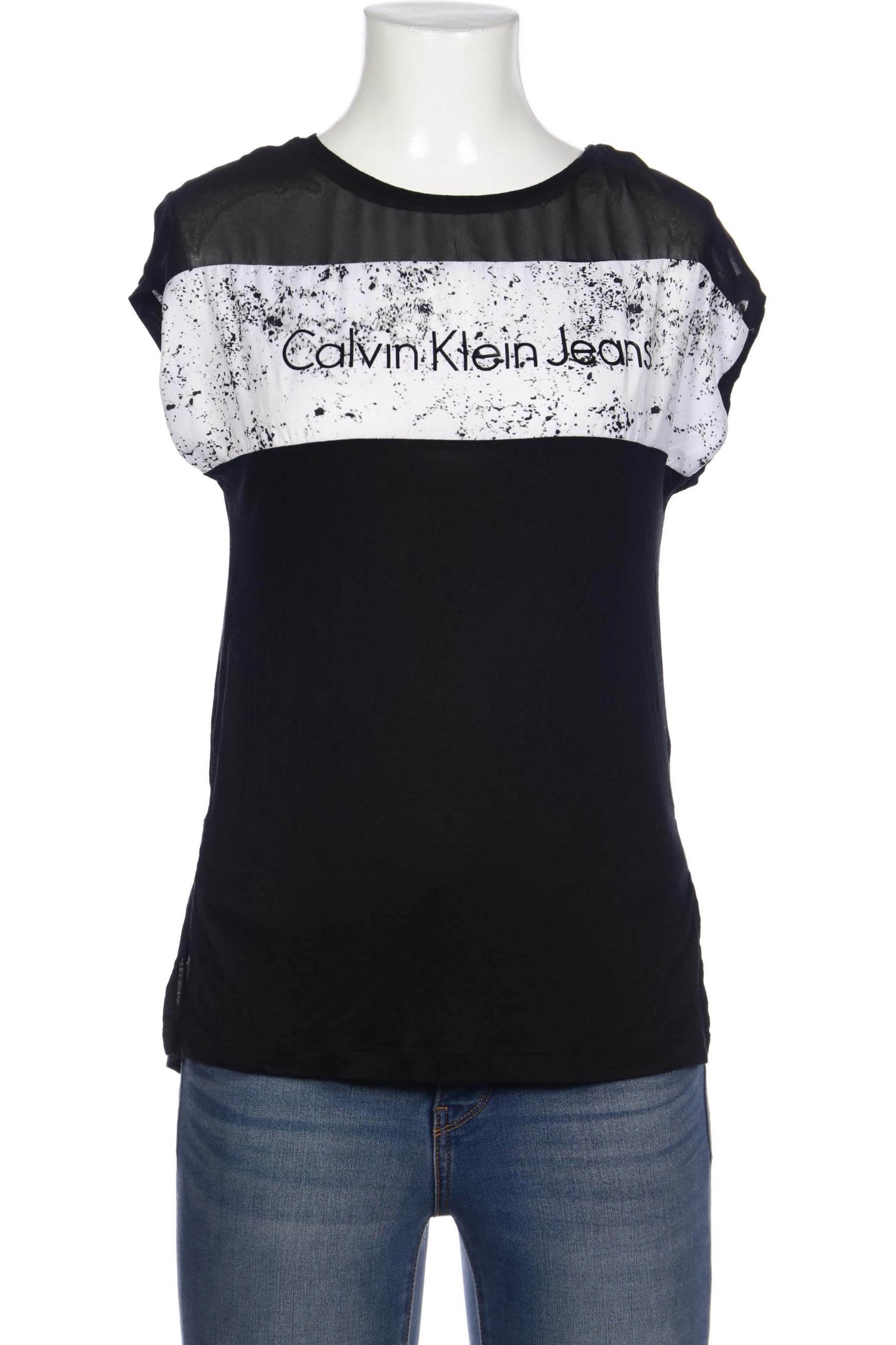

Calvin Klein Jeans Damen T-Shirt, schwarz