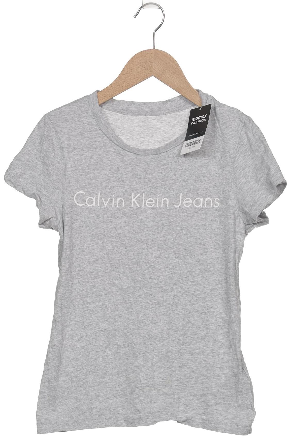 

Calvin Klein Jeans Damen T-Shirt, grau, Gr. 32