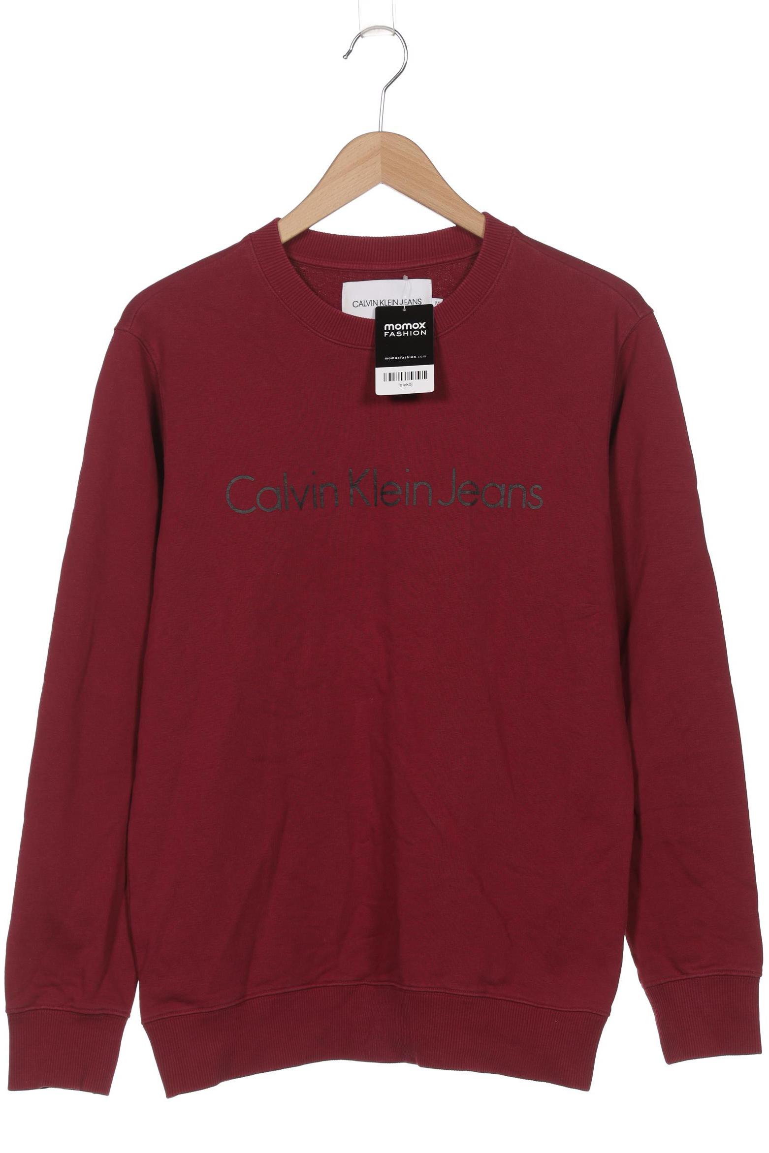 

Calvin Klein Jeans Herren Sweatshirt, bordeaux, Gr. 48