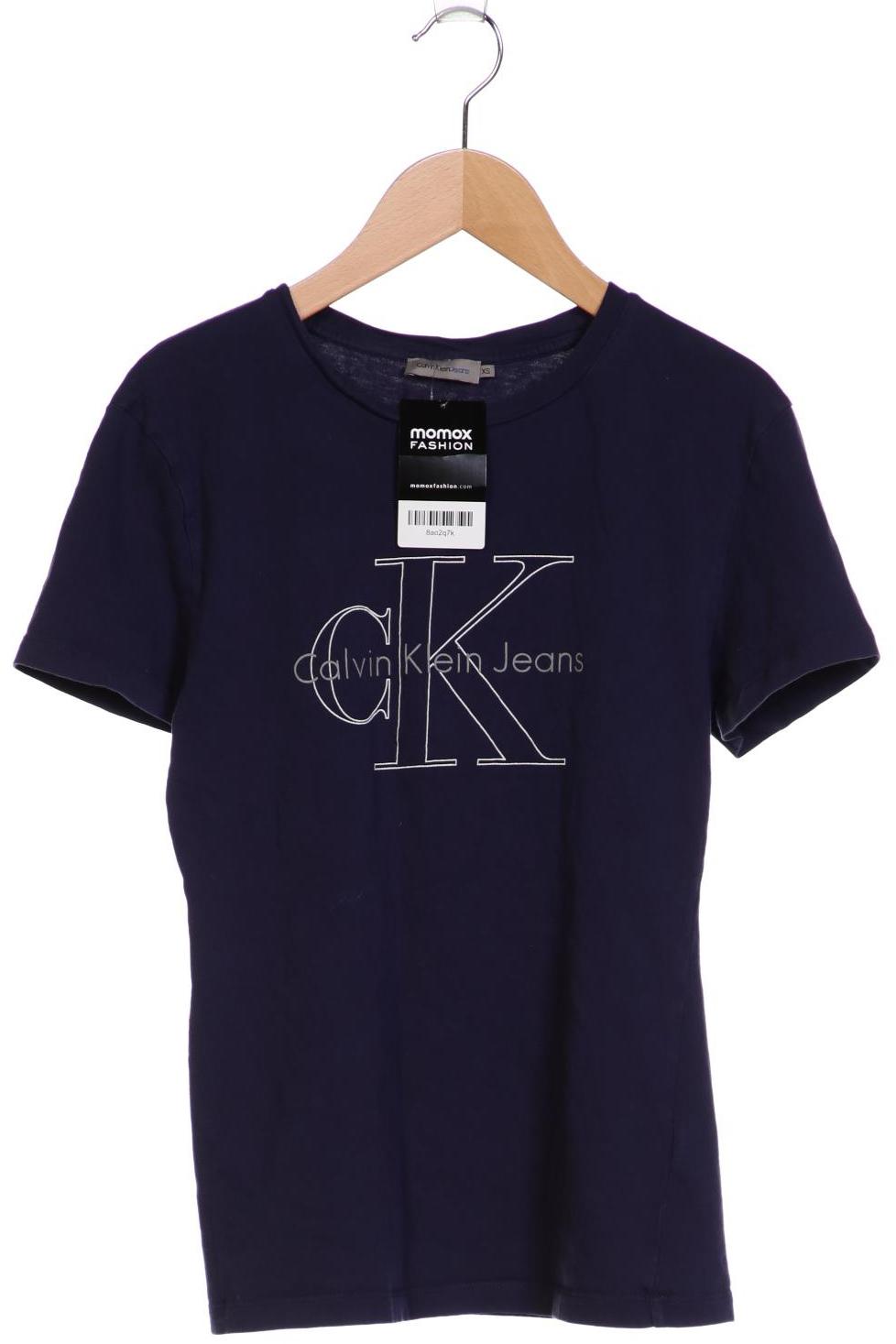 

Calvin Klein Jeans Damen T-Shirt, marineblau, Gr. 34