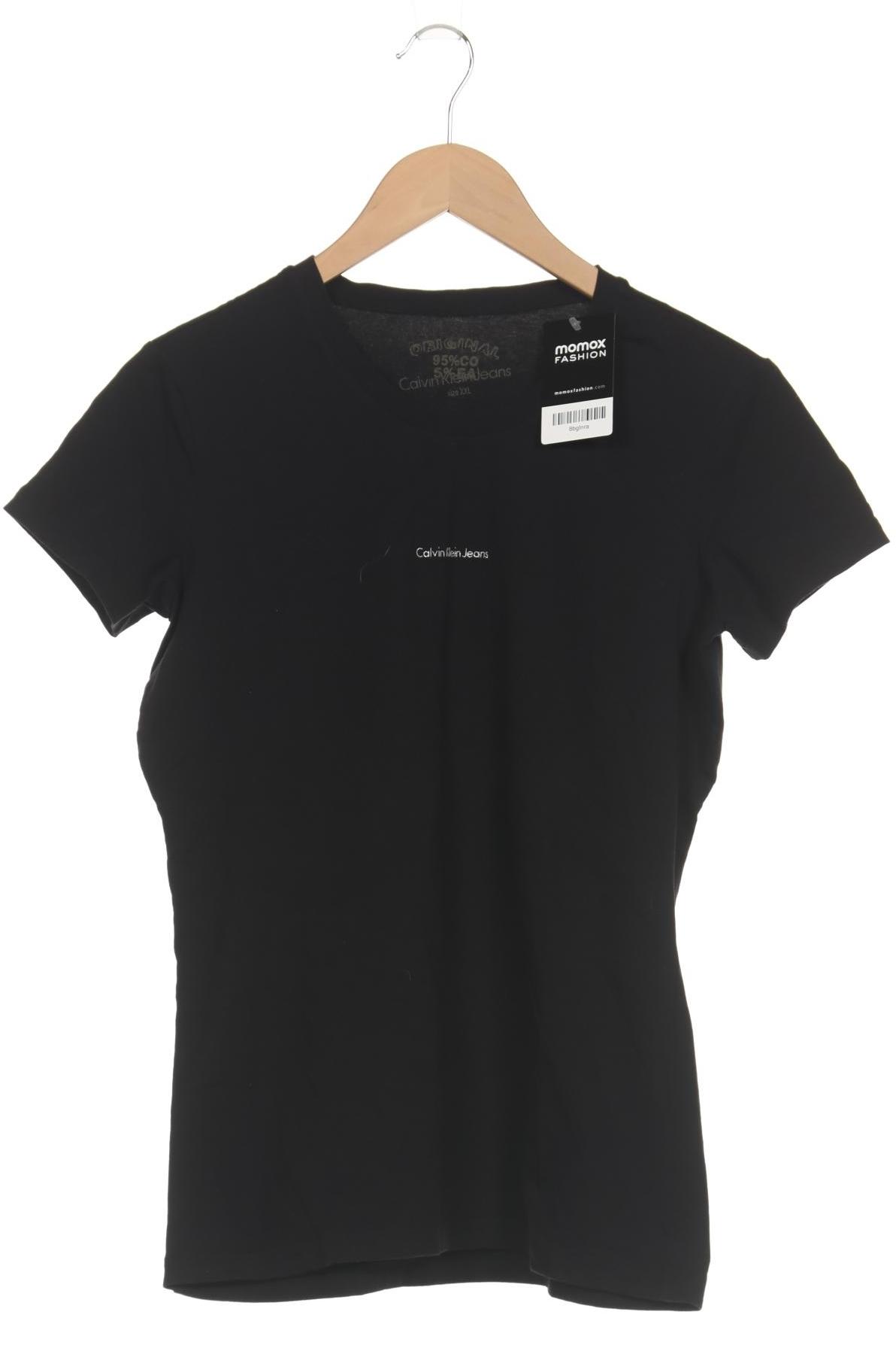 

Calvin Klein Jeans Damen T-Shirt, schwarz, Gr. 46