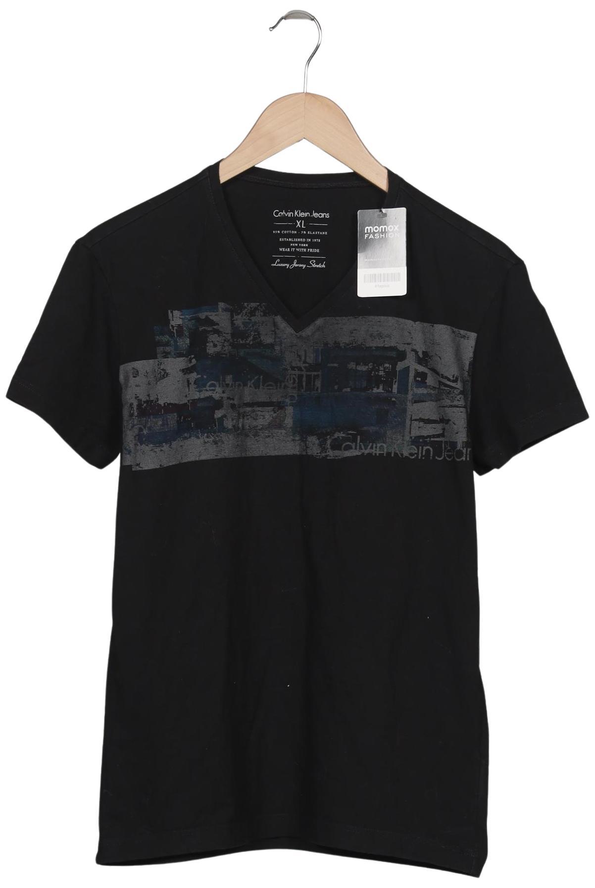 

Calvin Klein Jeans Damen T-Shirt, schwarz, Gr. 44