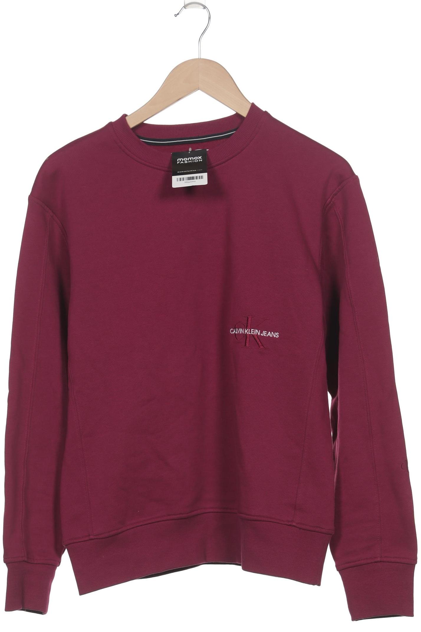 

Calvin Klein Jeans Herren Sweatshirt, bordeaux, Gr. 44