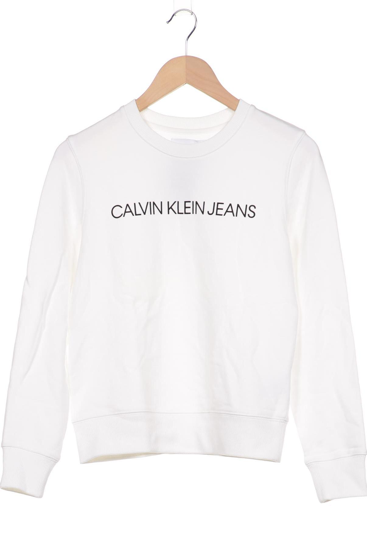 

Calvin Klein Jeans Damen Sweatshirt, weiß
