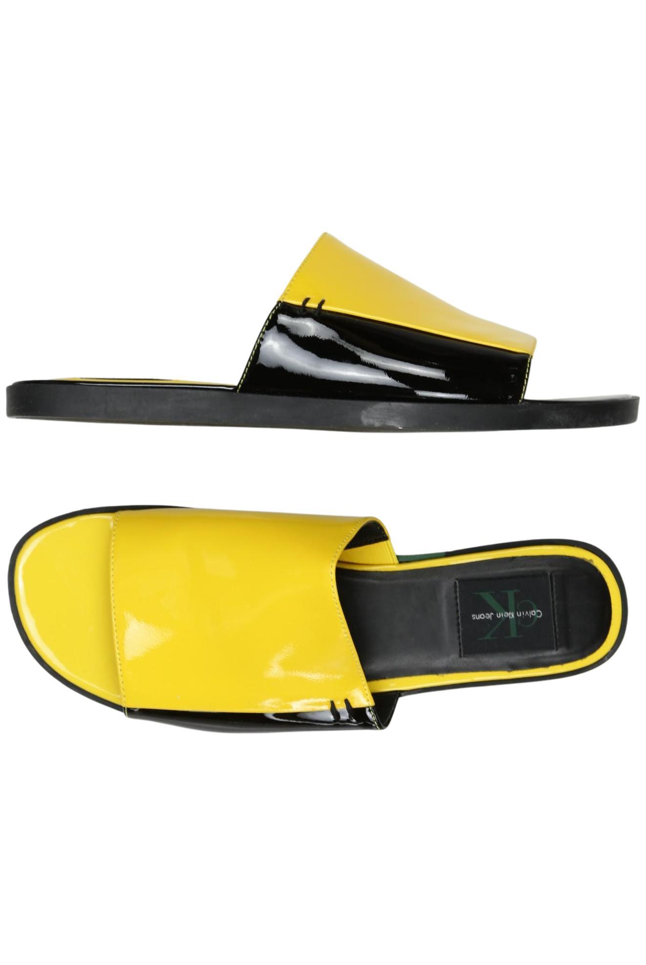 

Calvin Klein Jeans Damen Sandale, gelb, Gr. 38