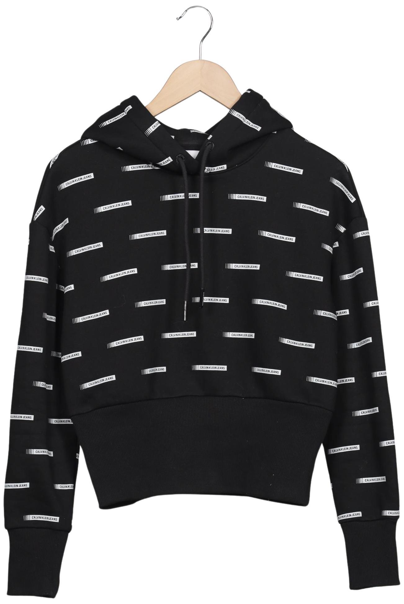 

Calvin Klein Jeans Damen Kapuzenpullover, schwarz, Gr. 36
