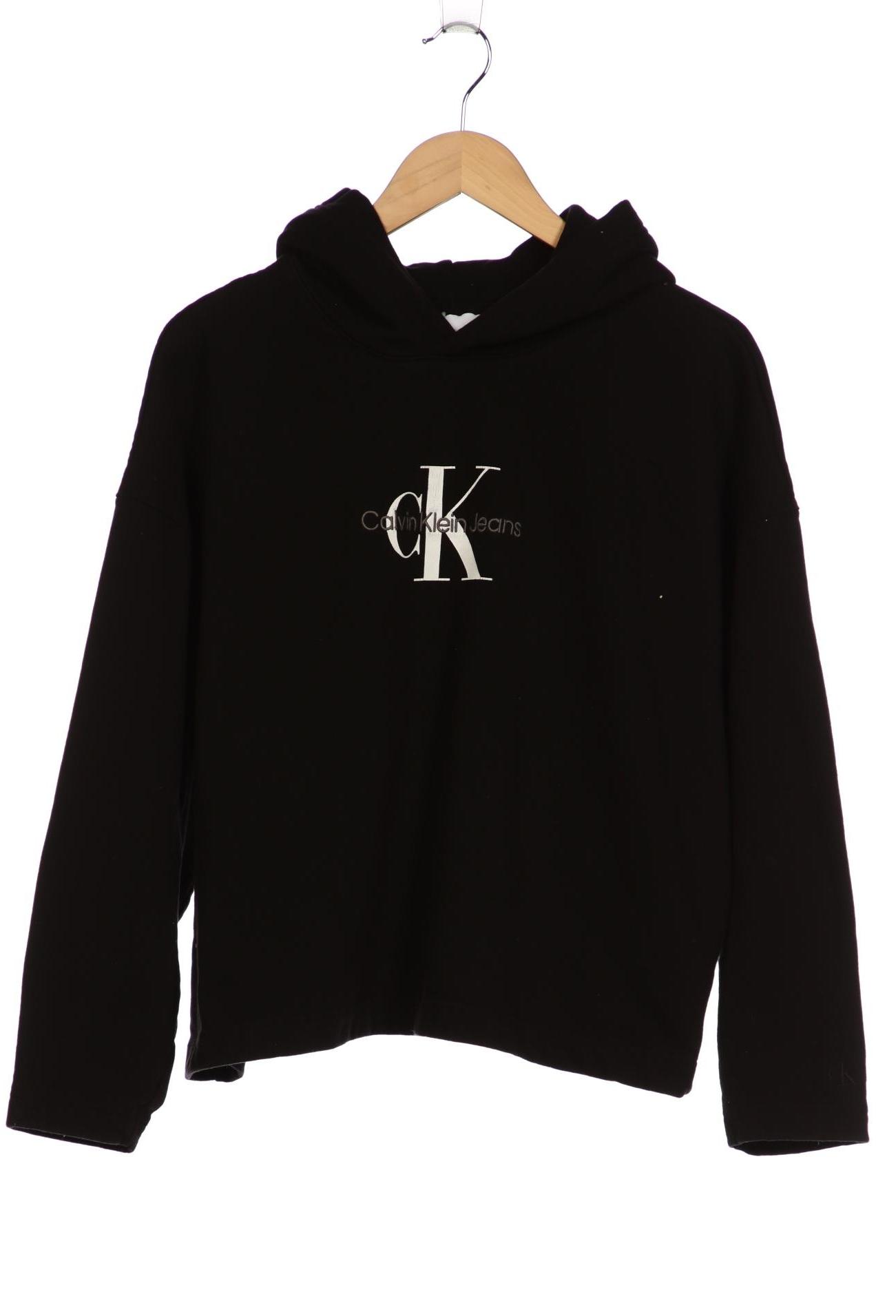 

Calvin Klein Jeans Damen Kapuzenpullover, schwarz, Gr. 38