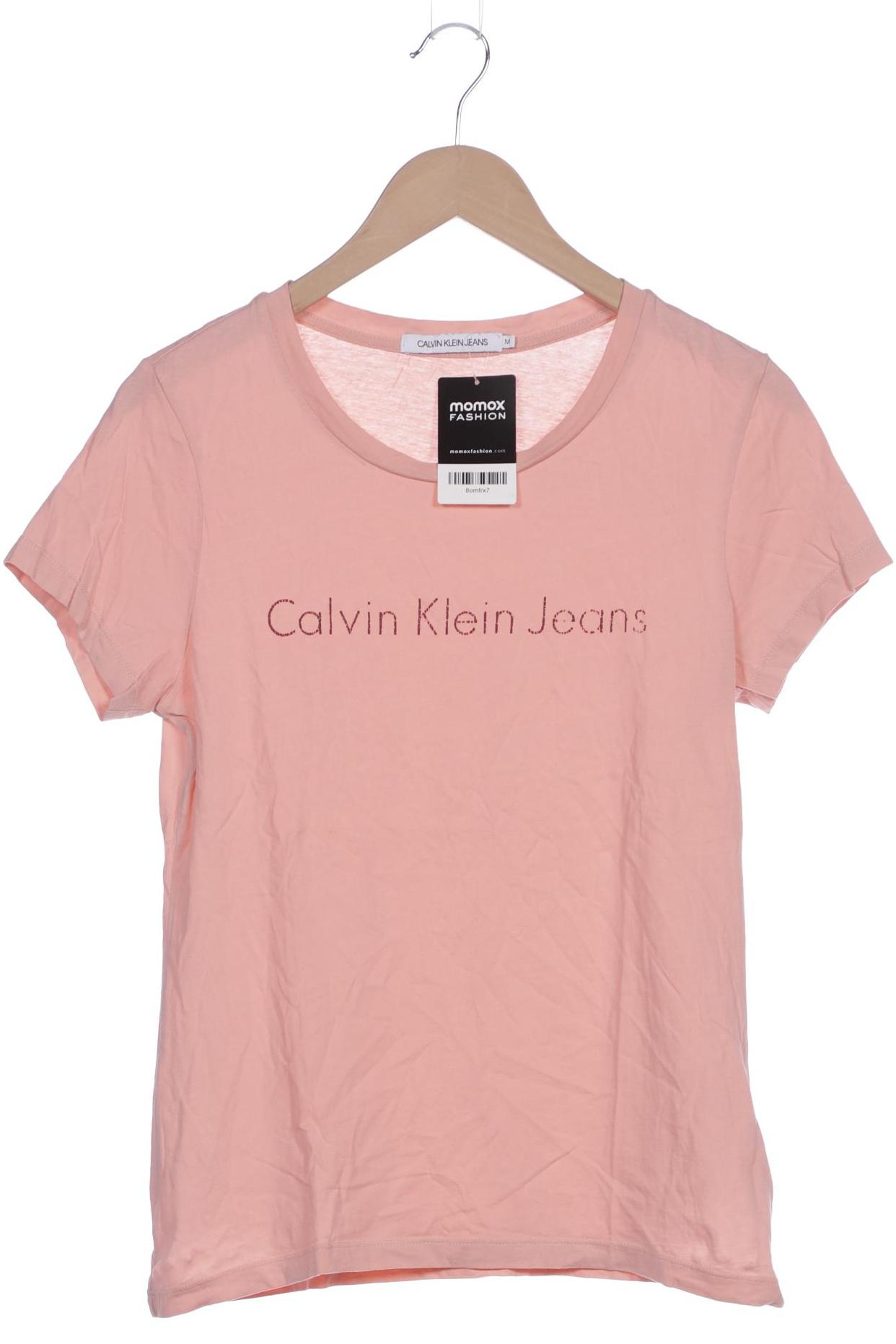 

Calvin Klein Jeans Damen T-Shirt, pink, Gr. 38