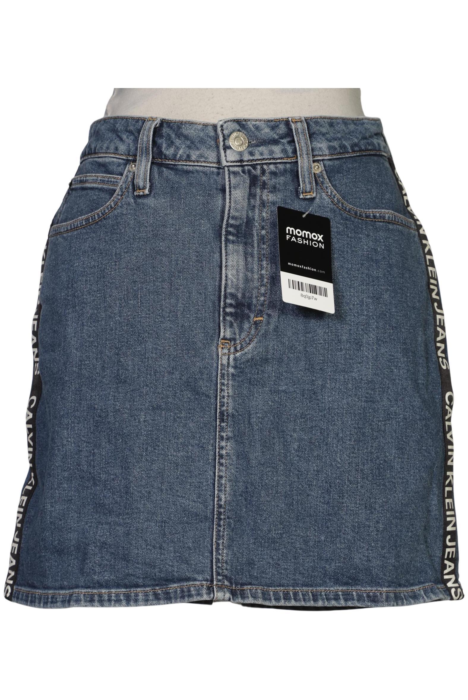 

Calvin Klein Jeans Damen Rock, blau, Gr. 28