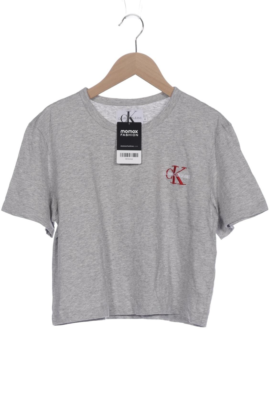 

Calvin Klein Jeans Damen T-Shirt, grau, Gr. 38