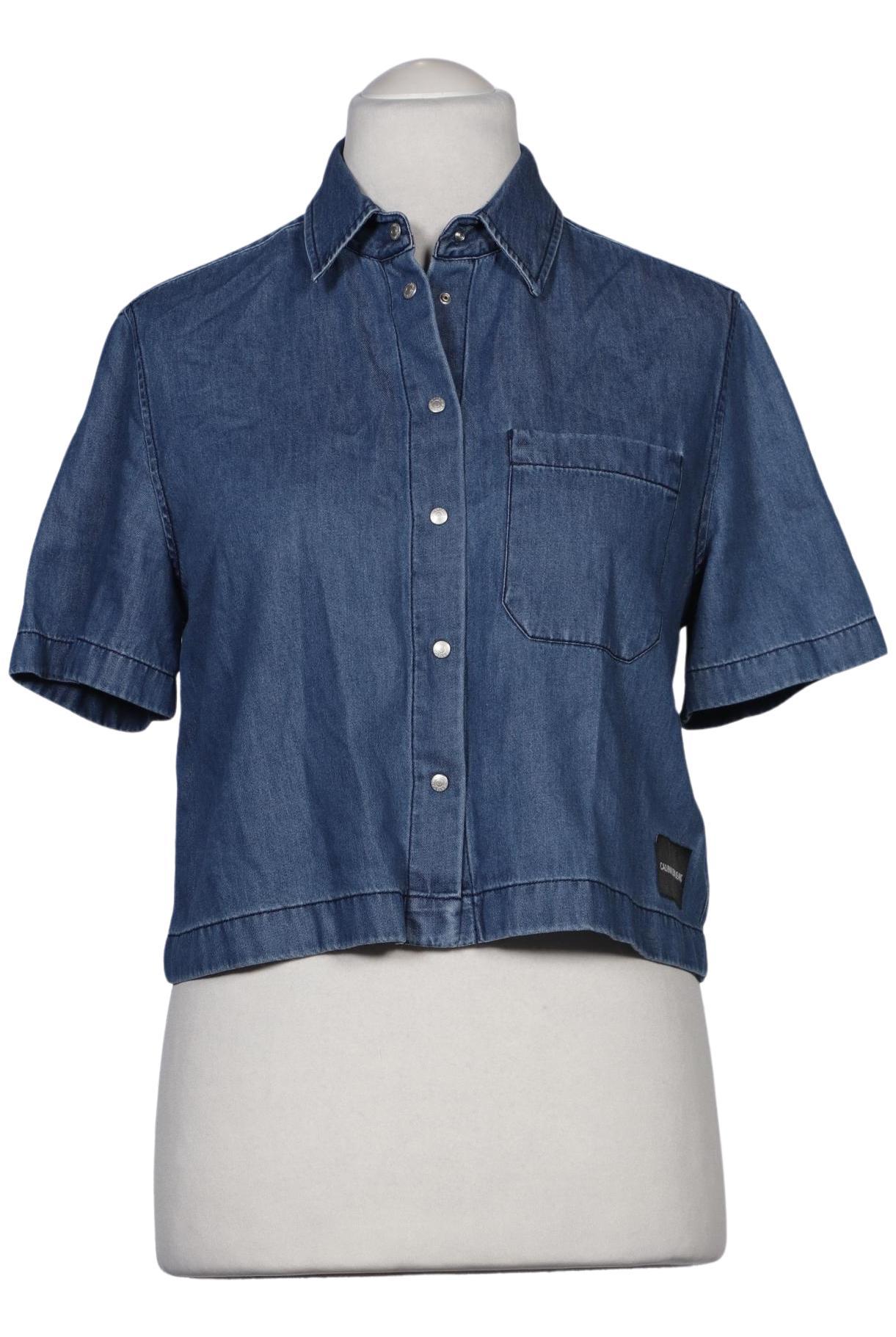 

Calvin Klein Jeans Damen Bluse, blau, Gr. 42