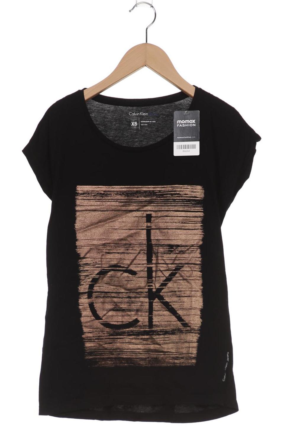 

Calvin Klein Jeans Damen T-Shirt, schwarz