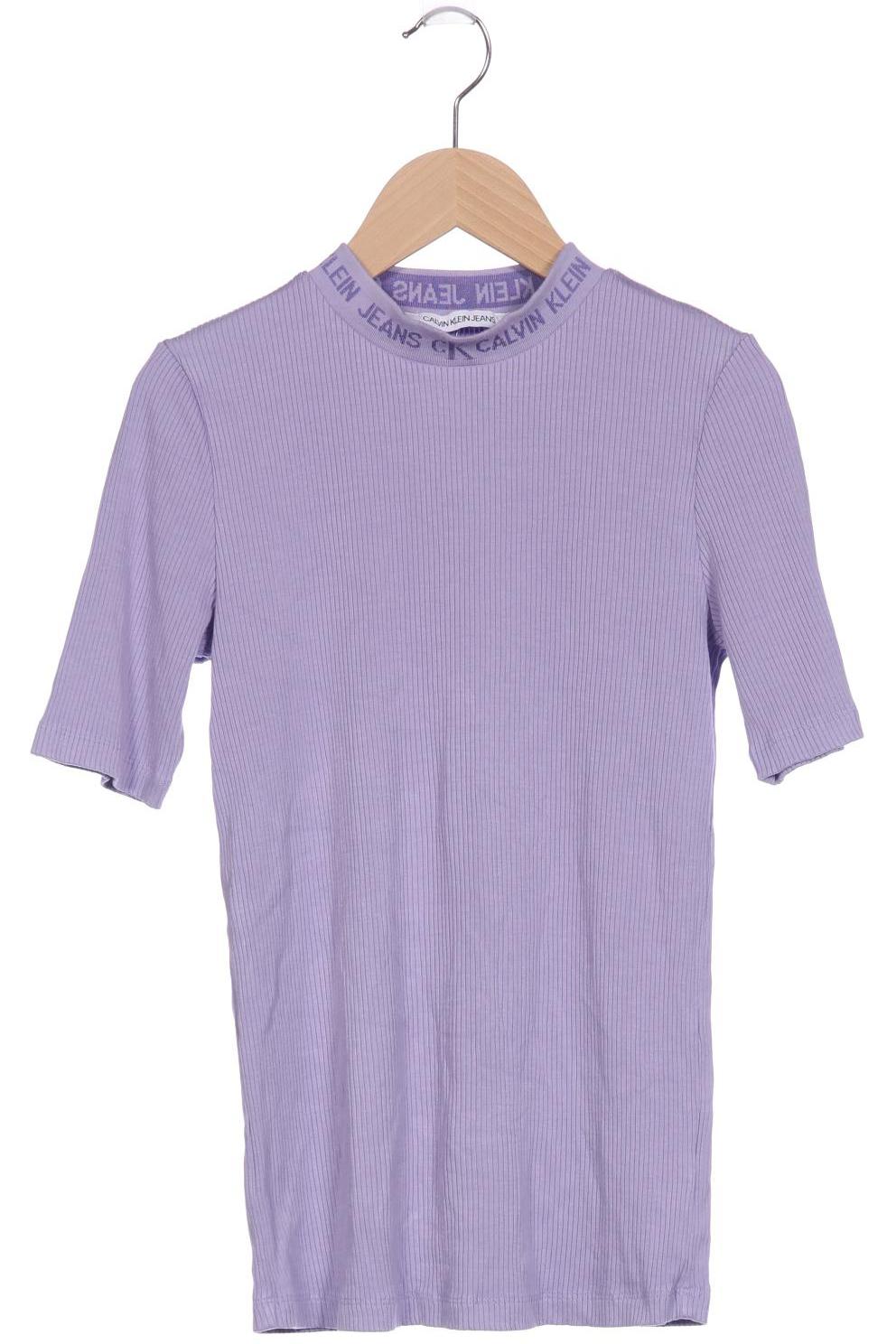 

Calvin Klein Jeans Damen T-Shirt, flieder, Gr. 36