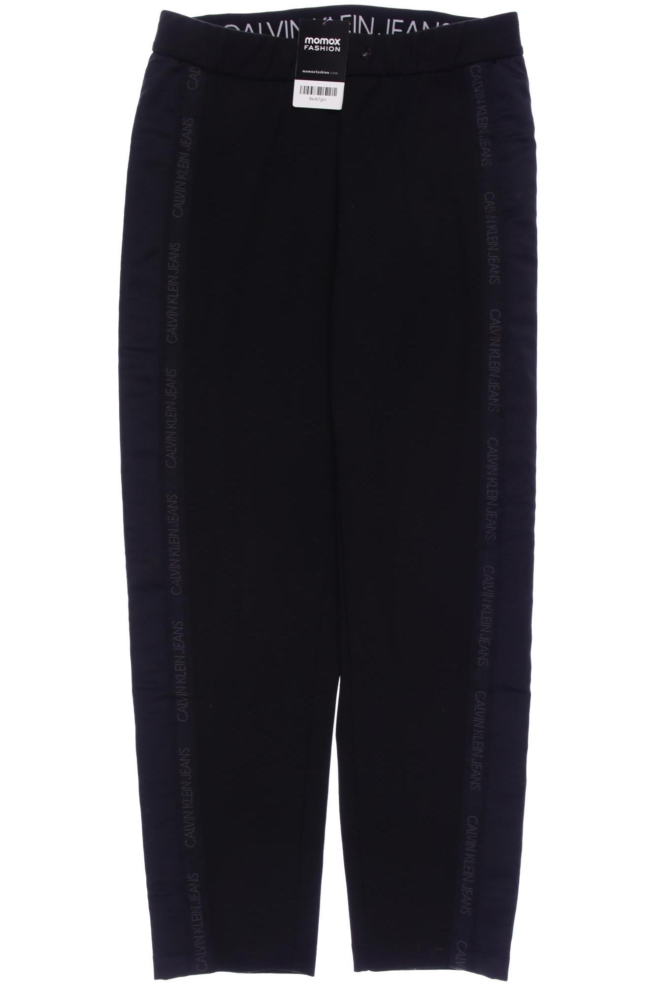 

Calvin Klein Jeans Damen Stoffhose, schwarz