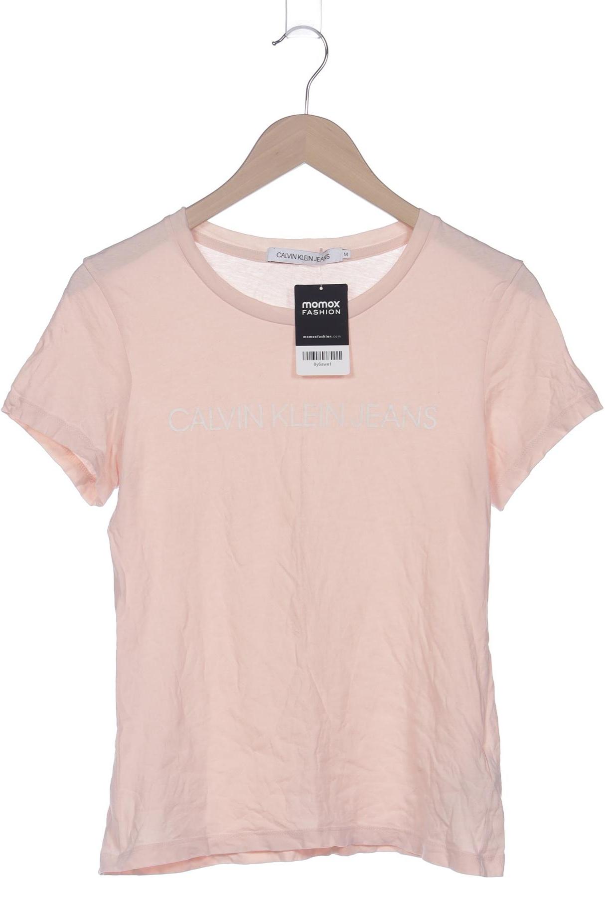 

Calvin Klein Jeans Damen T-Shirt, pink, Gr. 38
