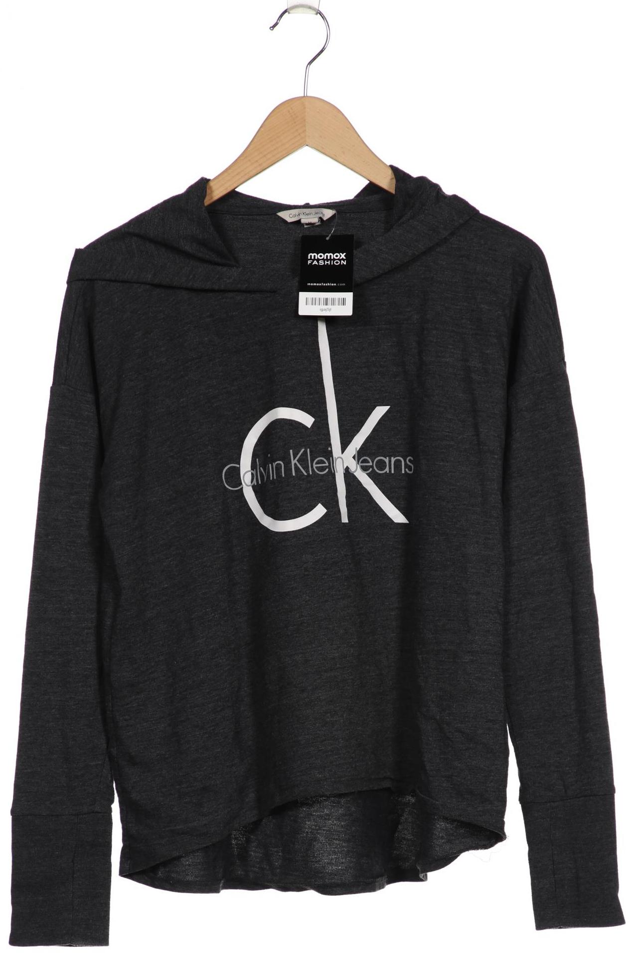 

Calvin Klein Jeans Damen Kapuzenpullover, grau, Gr. 38