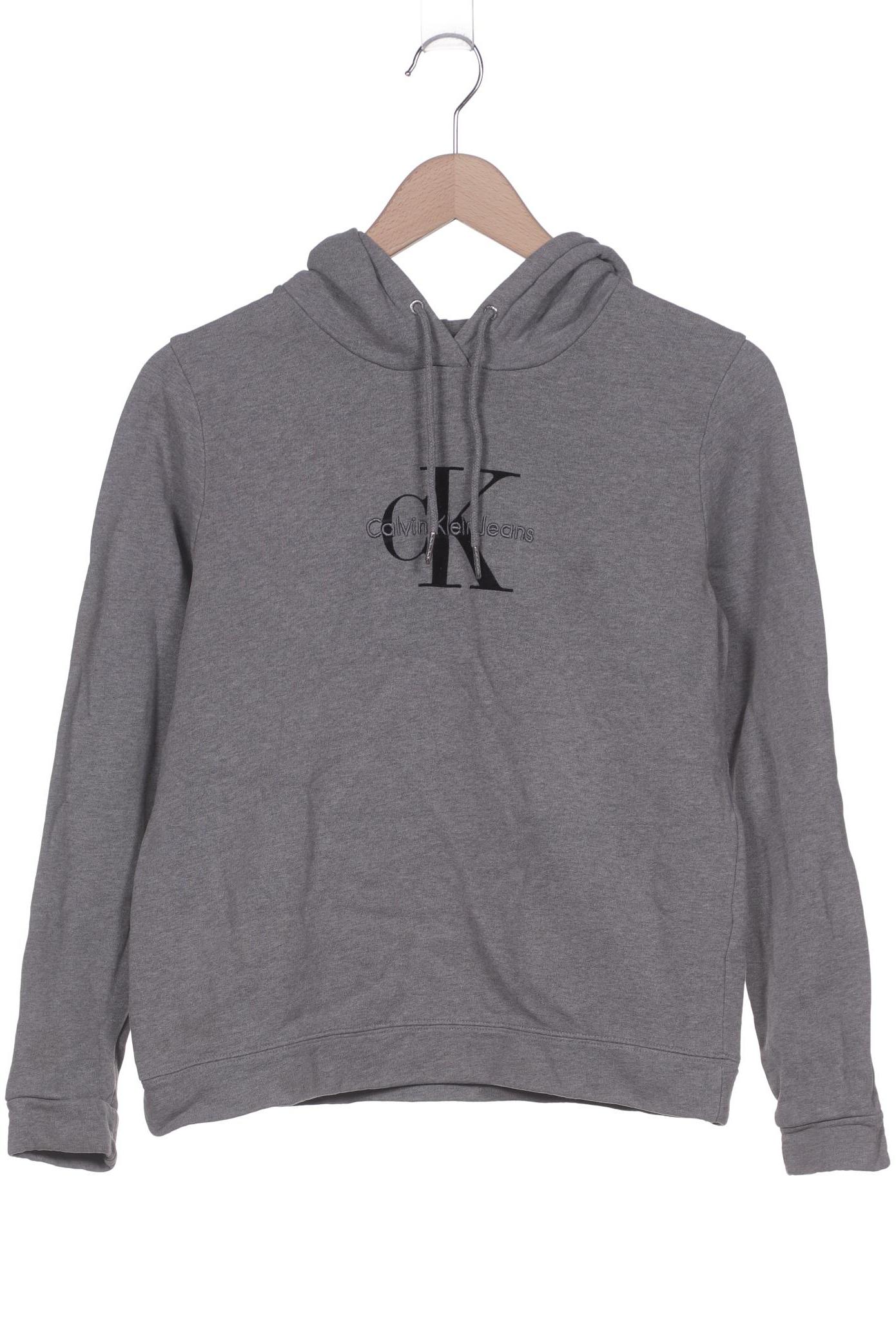 

Calvin Klein Jeans Damen Kapuzenpullover, grau, Gr. 38