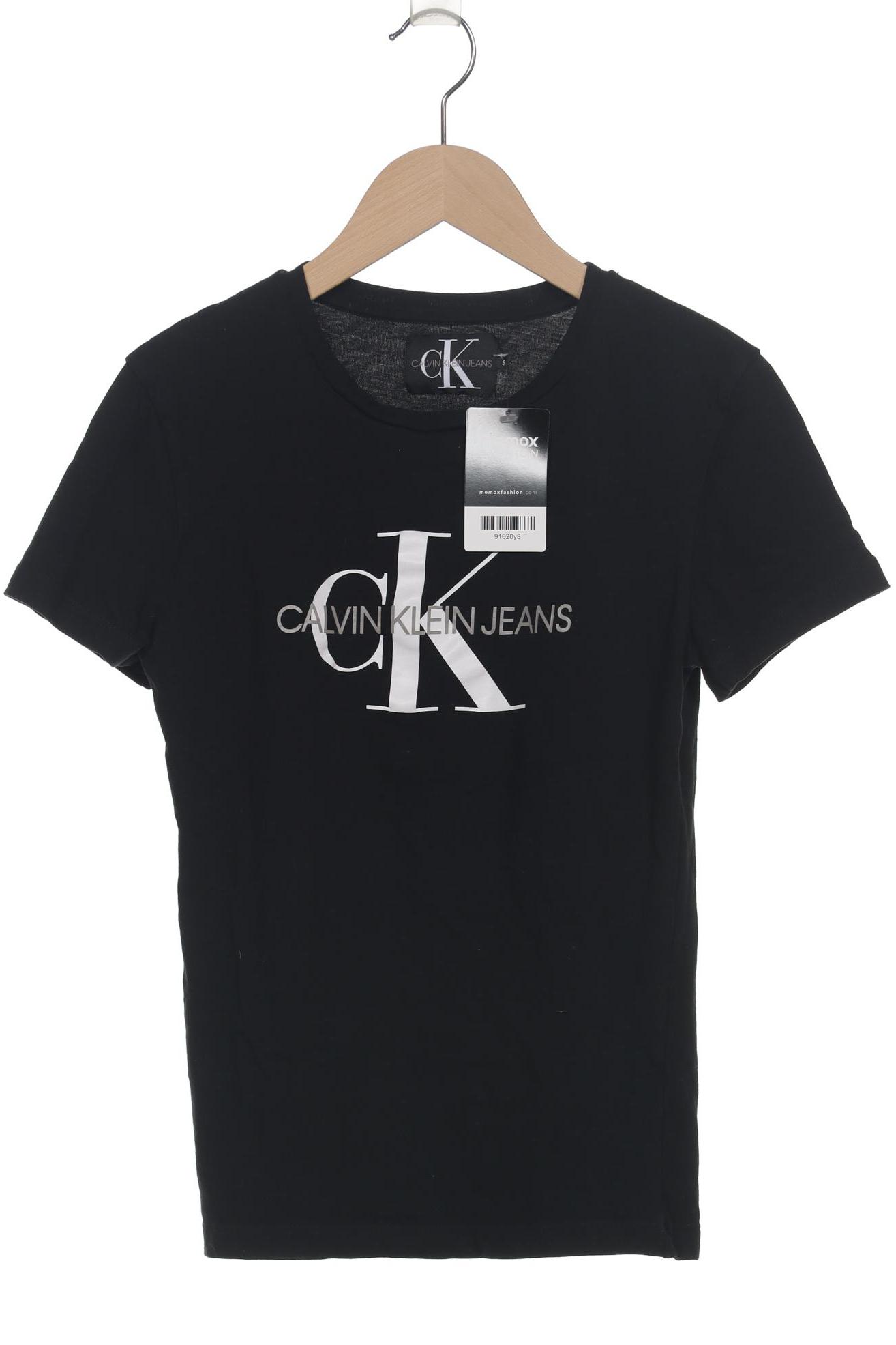 

Calvin Klein Jeans Damen T-Shirt, schwarz, Gr. 36