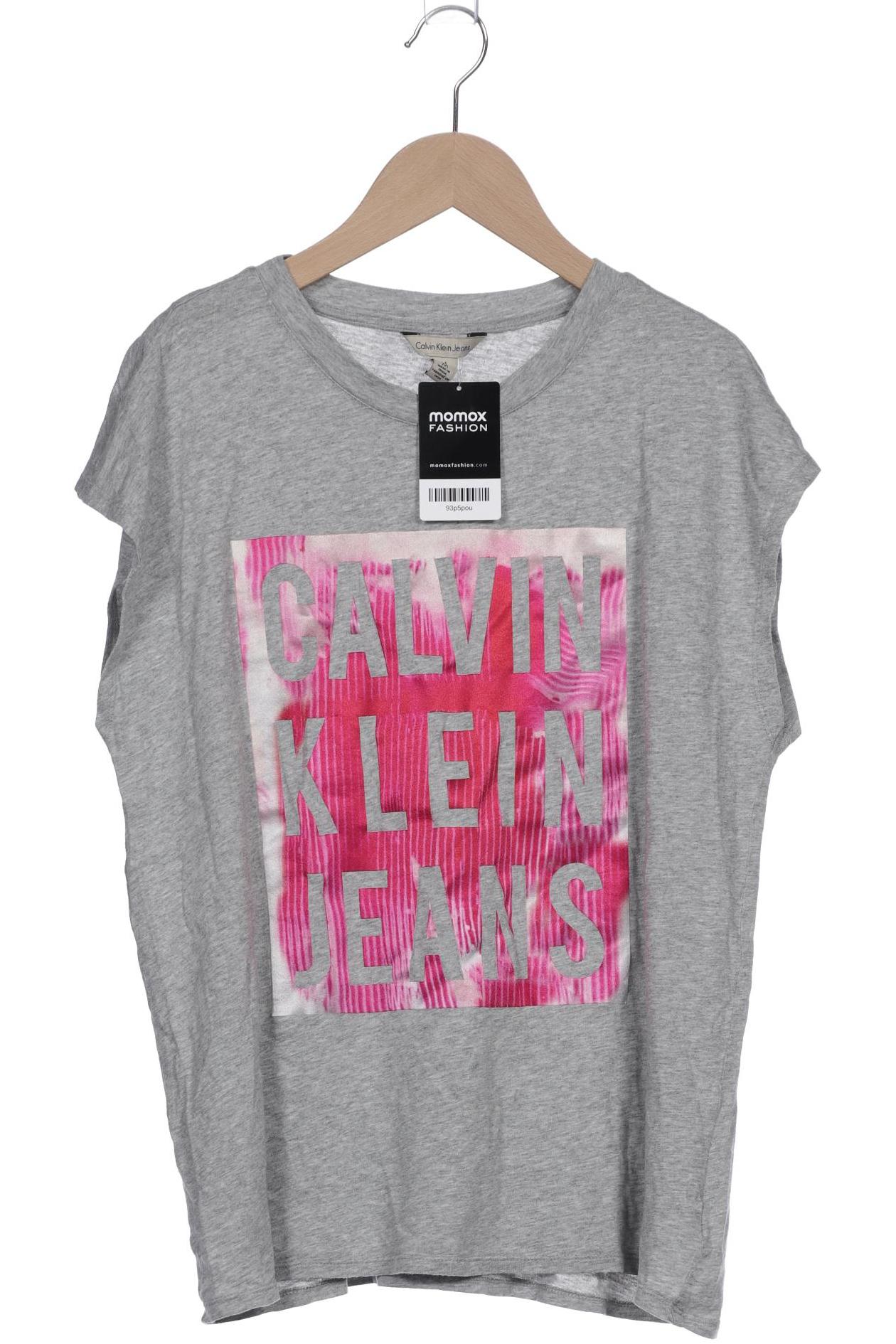 

Calvin Klein Jeans Damen T-Shirt, grau, Gr. 38