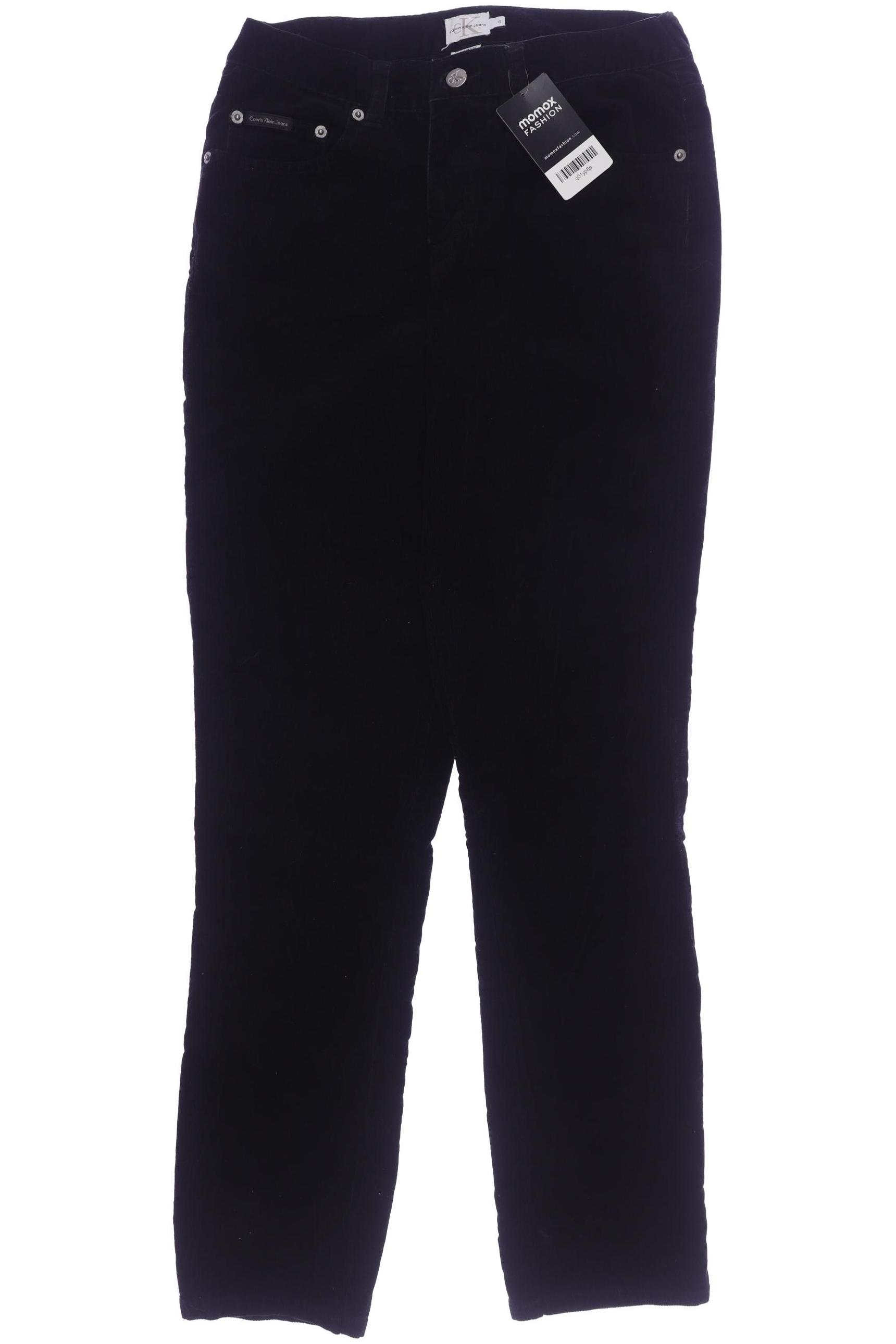 

Calvin Klein Jeans Damen Stoffhose, schwarz, Gr. 6