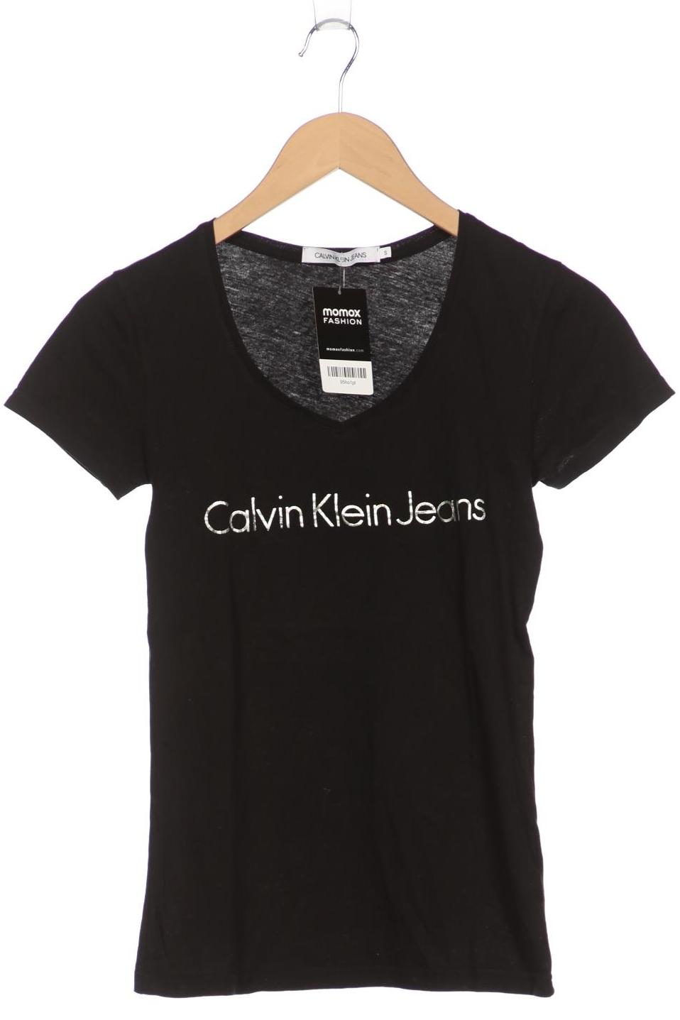 

Calvin Klein Jeans Damen T-Shirt, schwarz, Gr. 36